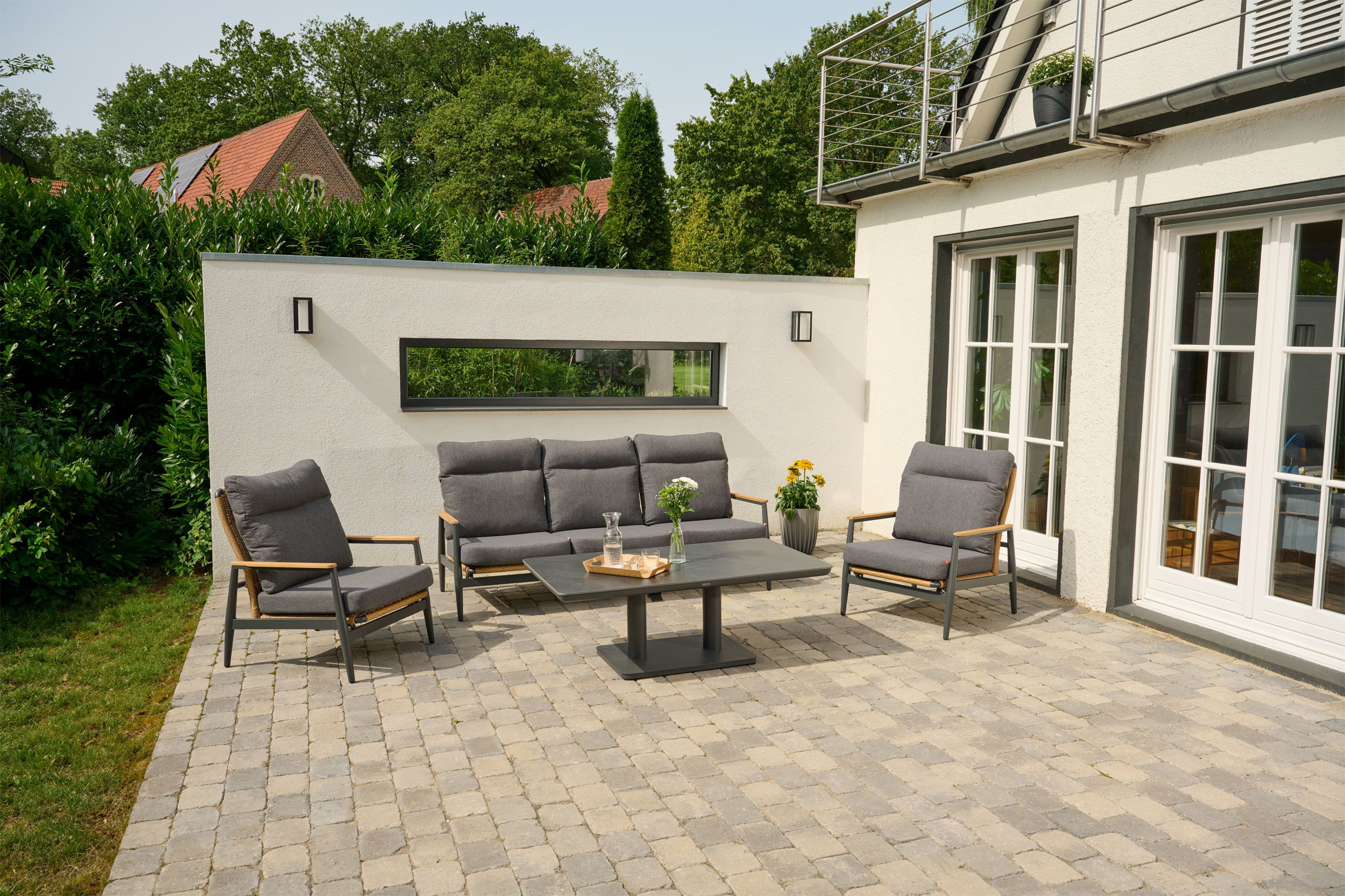 SIENA GARDEN Gartenlounge-Set 3-teilig image number 2