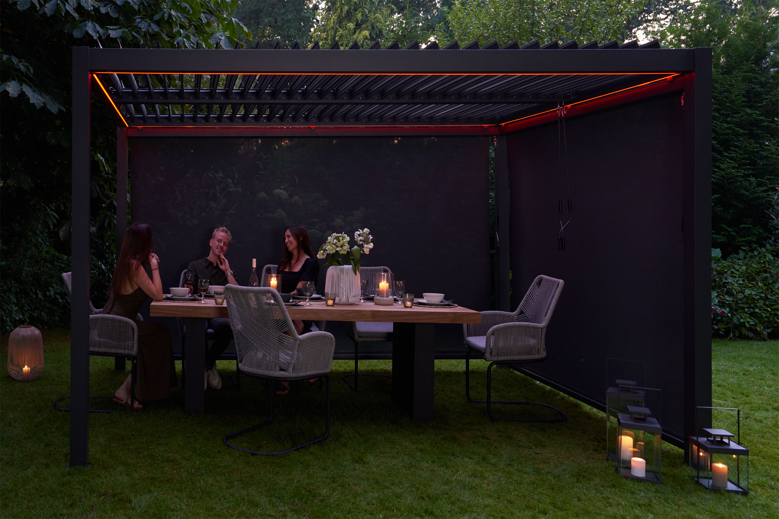 OUTDOOR Gartenpergola 3x4m Anthrazit image number 7