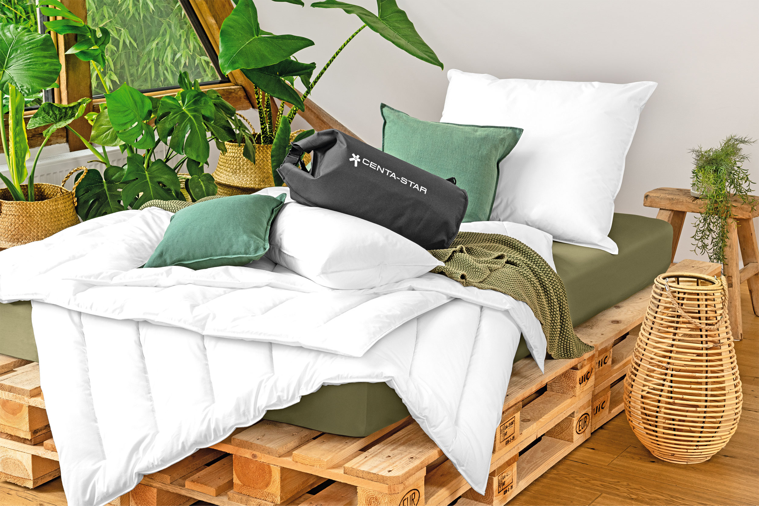 CENTA-STAR Doppeltuch-Kopfkissen 1200g image number 3