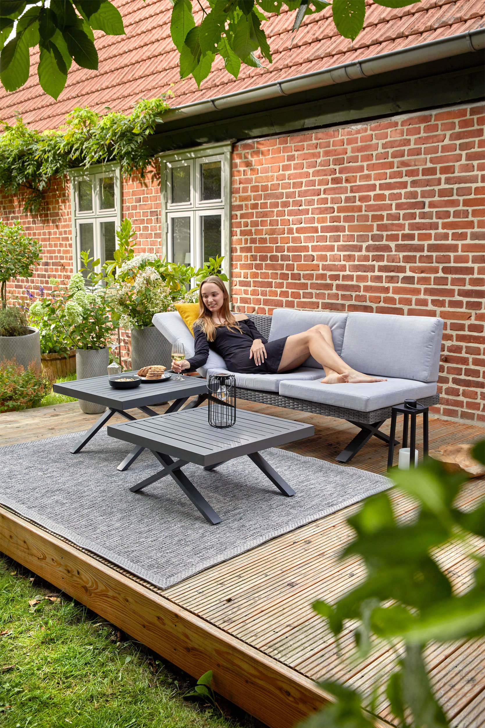 OUTDOOR Gartenm&ouml;bel Beistelltisch-Set image number 5