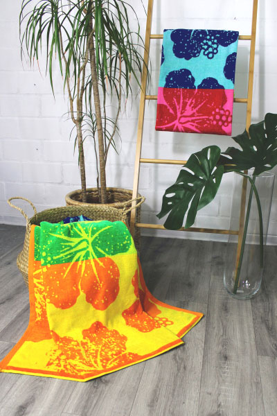 Dero Textil Strandtuch Summer Hibiscus image number 2