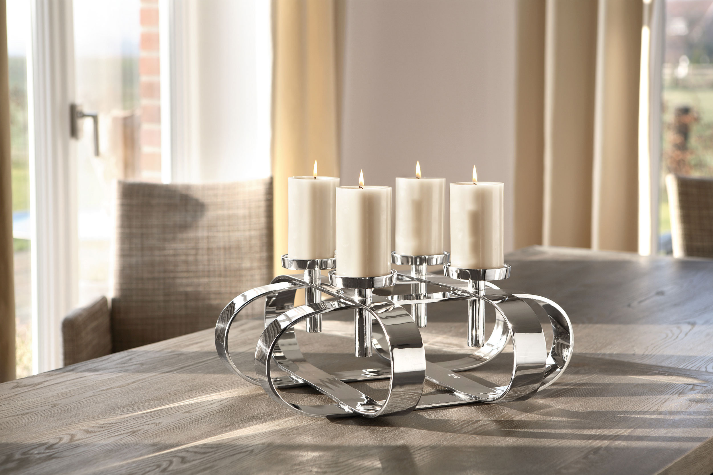 Fink Dekokranz 4flg. 49cm image number 3