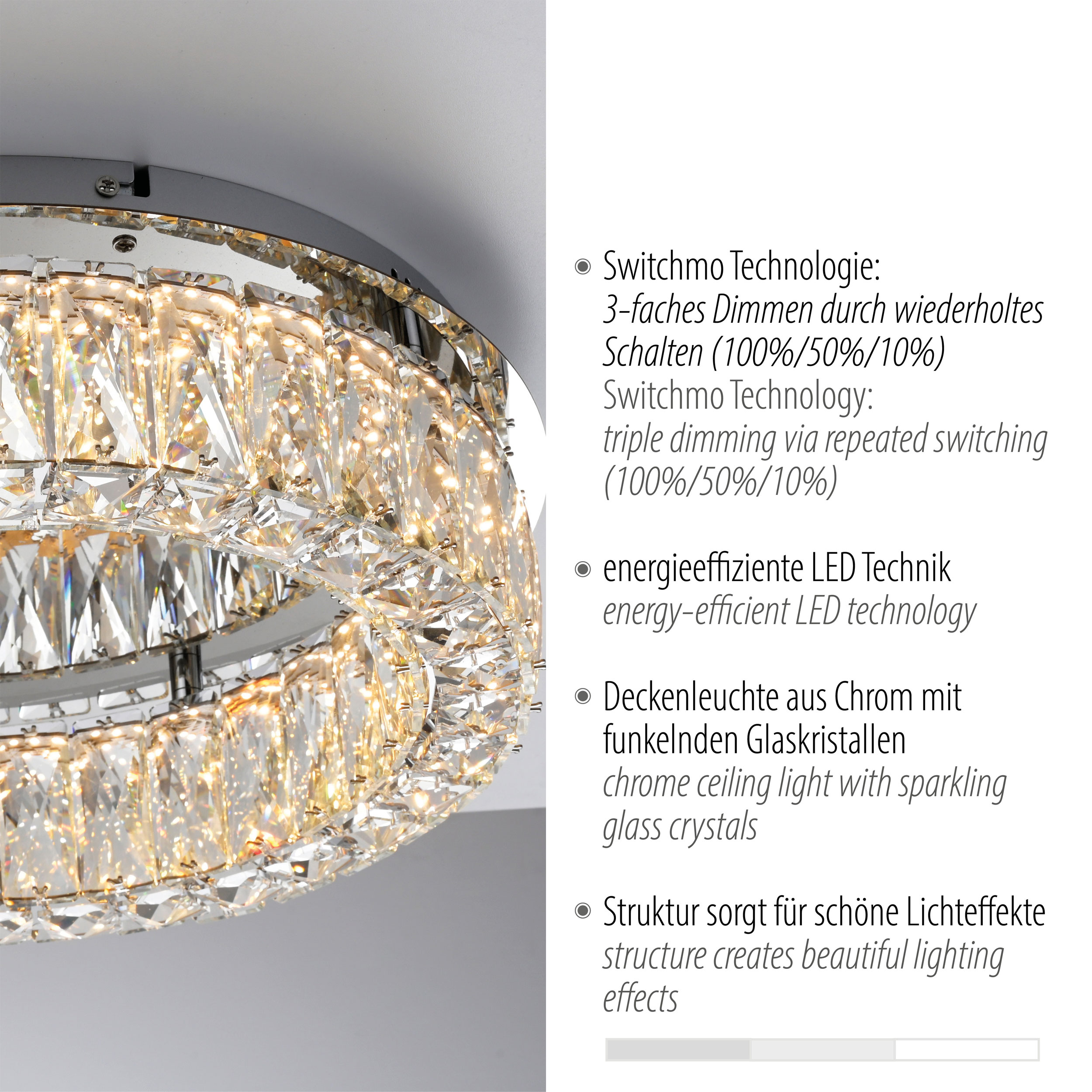 JUST LIGHT LED-Deckenleuchte 1flg image number 6