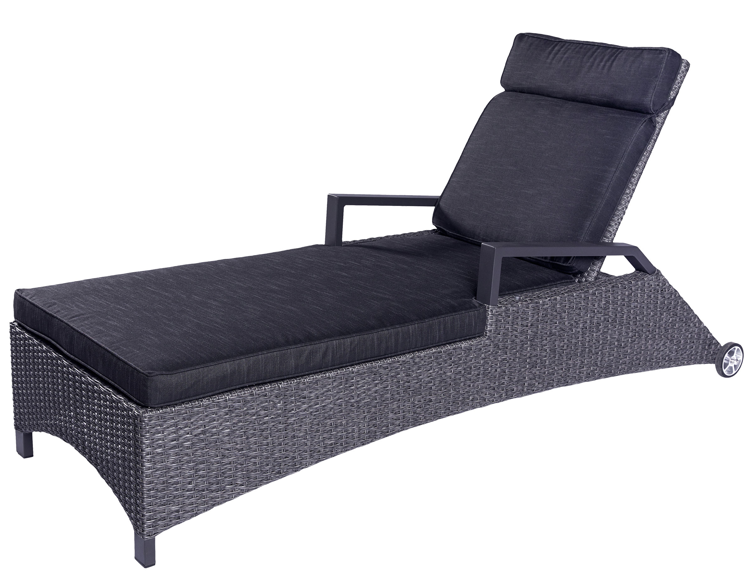 OUTDOOR Sonnenliege rollbar Polyrattan image number 1
