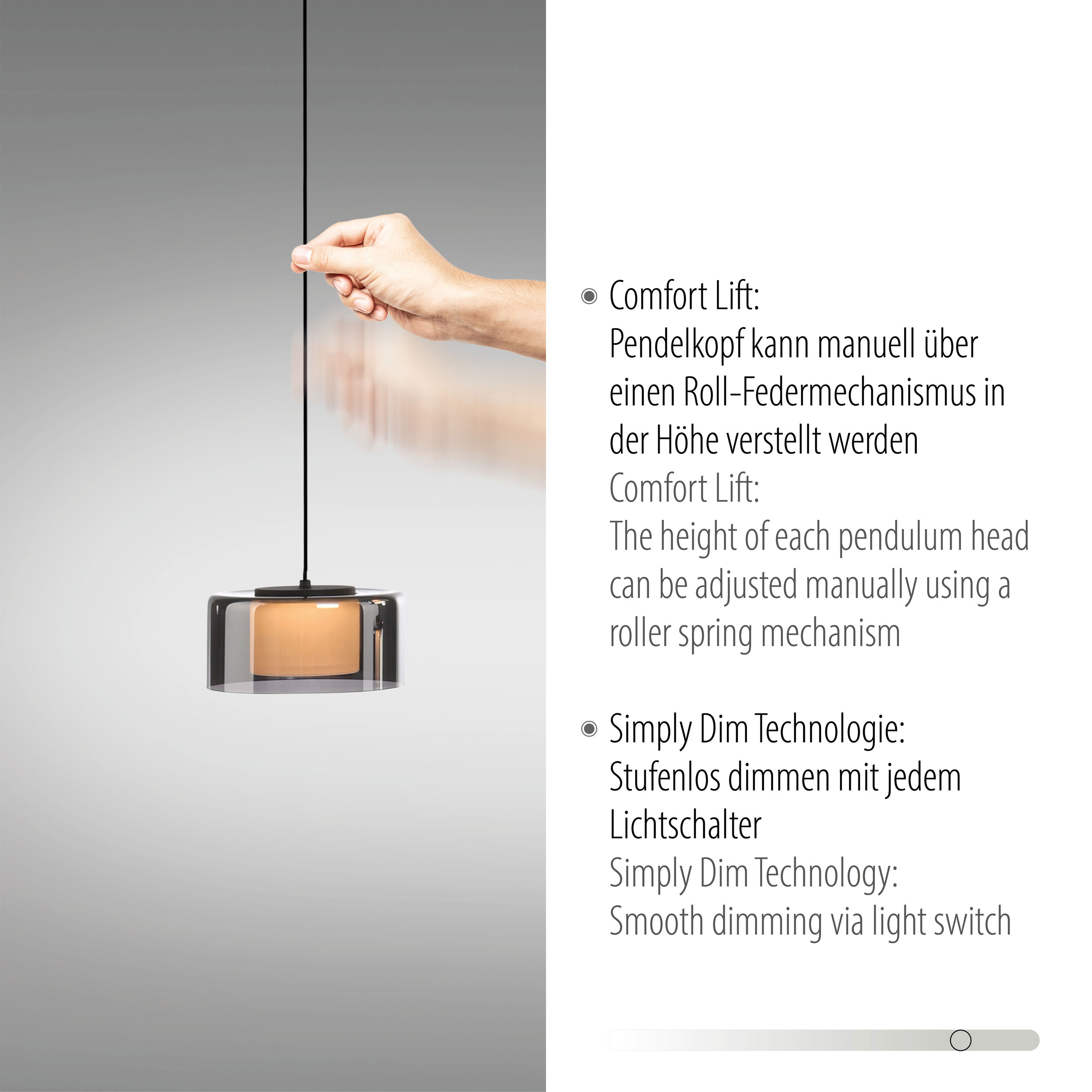 Paul Neuhaus LED-Pendelleuchte 3flg image number 5
