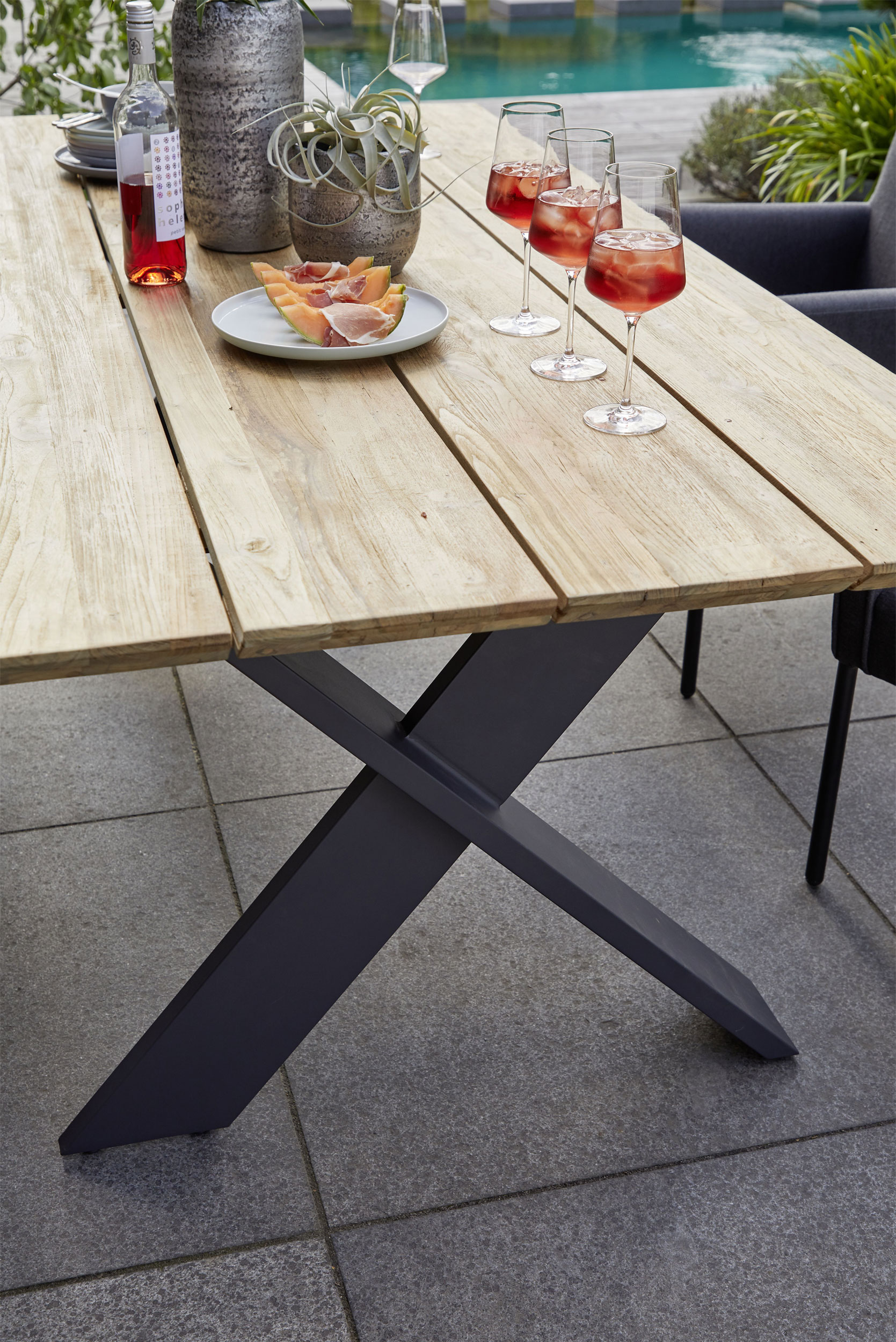 OUTDOOR Teak Gartentisch image number 3