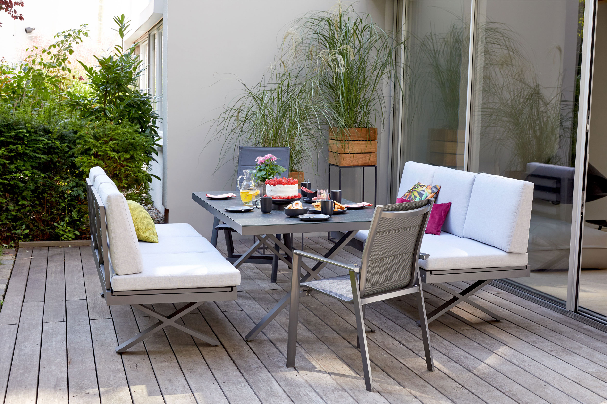 OUTDOOR Gartensofa Klappfunkt. links image number 5