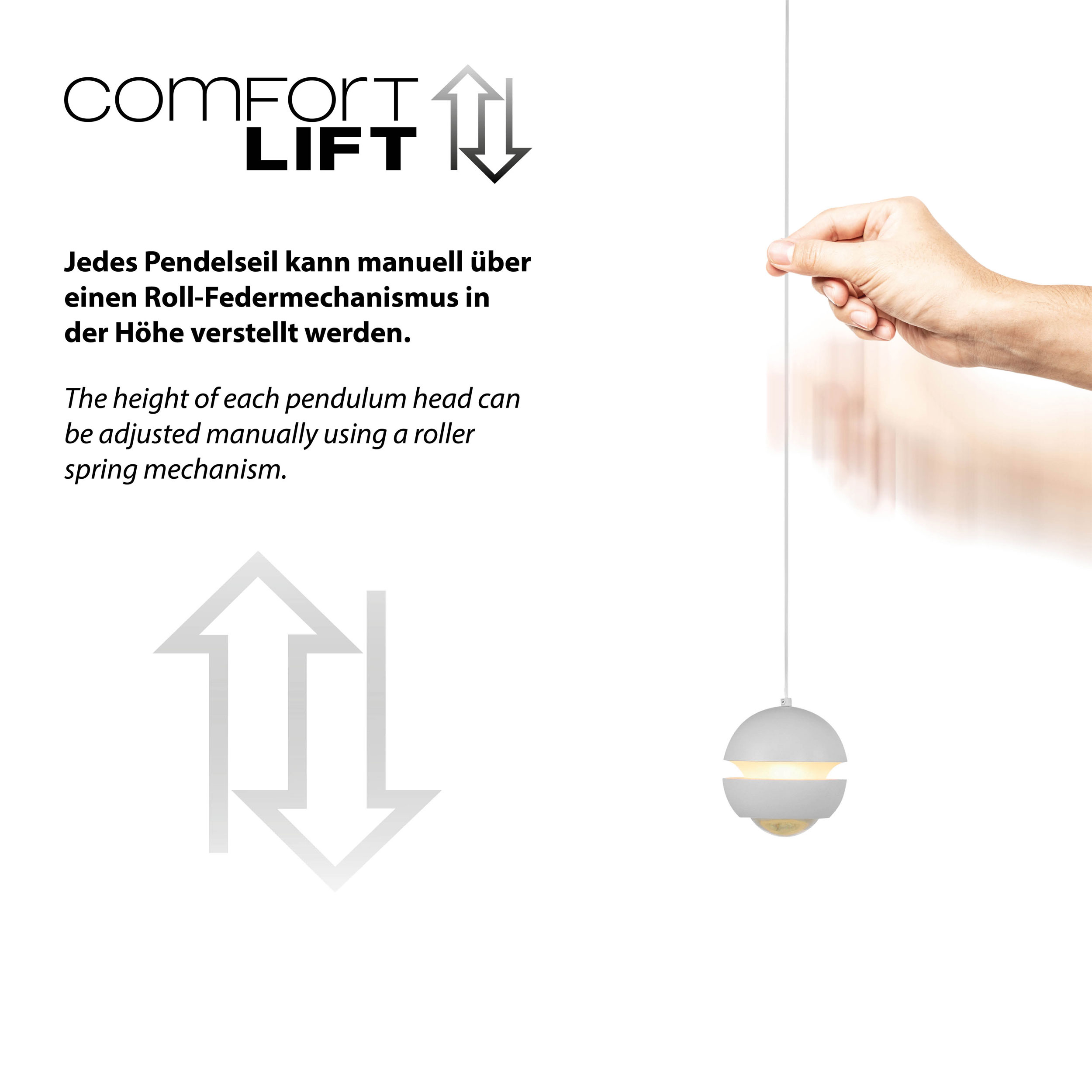 SCH&Ouml;NER WOHNEN LED-Pendelleuchte 3flg image number 4