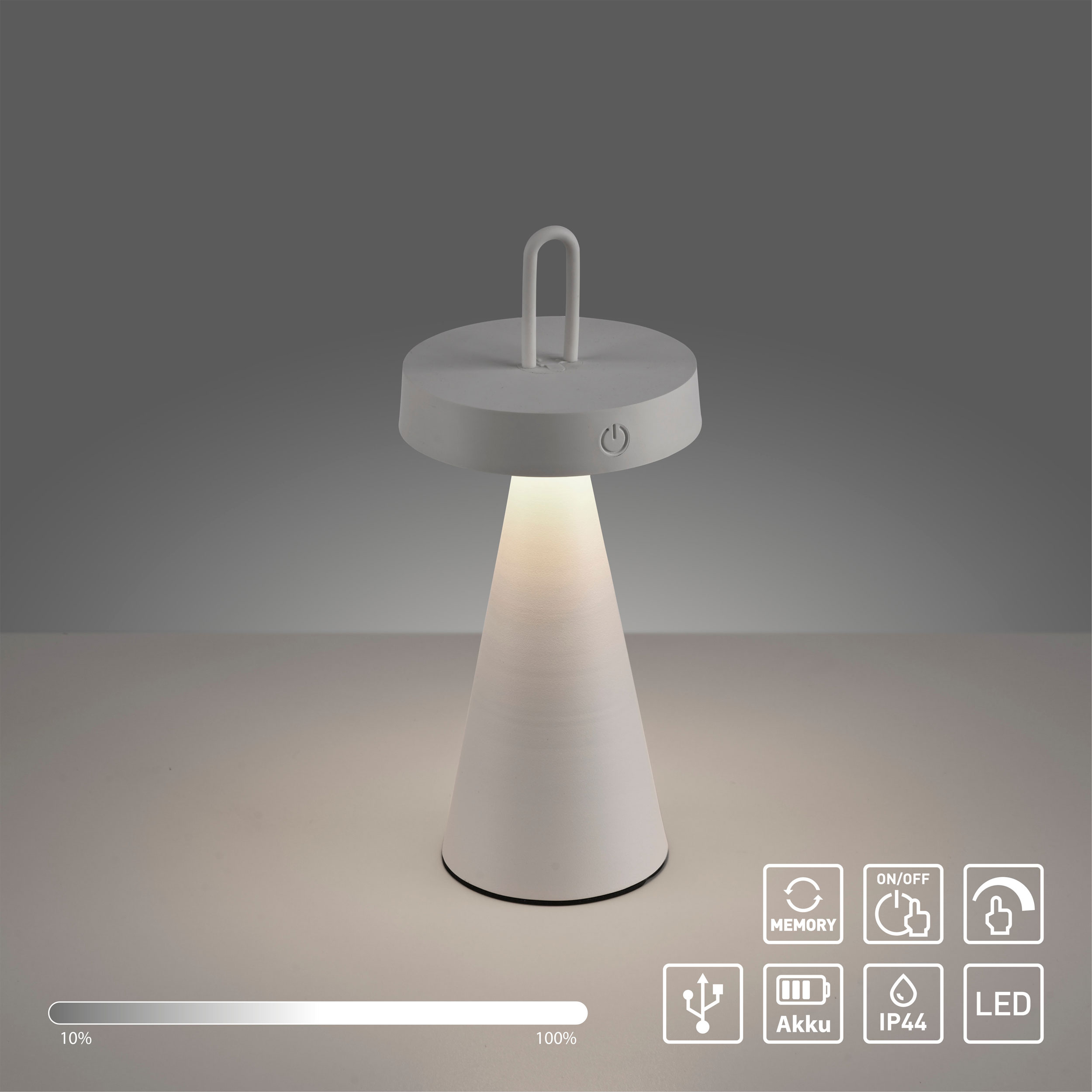 JUST LIGHT LED-Akku-Tischleuchte 1flg image number 7