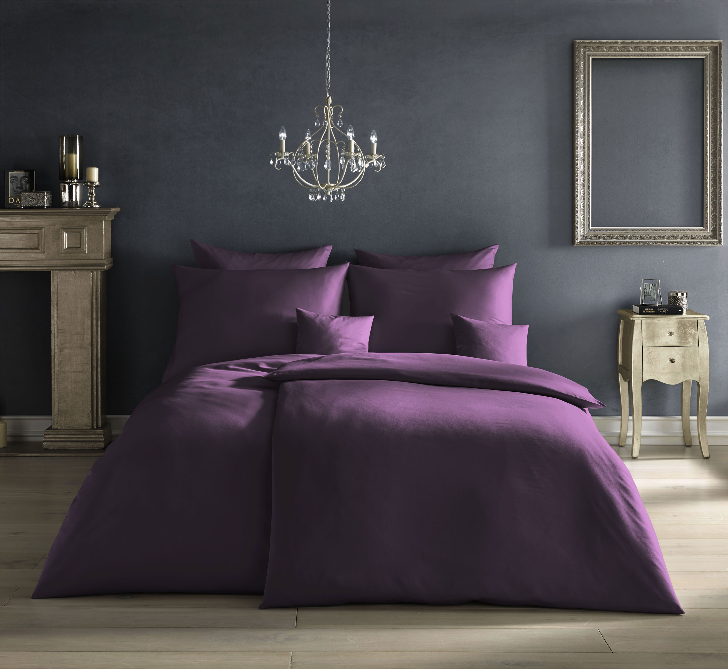 Fleuresse Uni-Satin-Kissenbezug image number 2