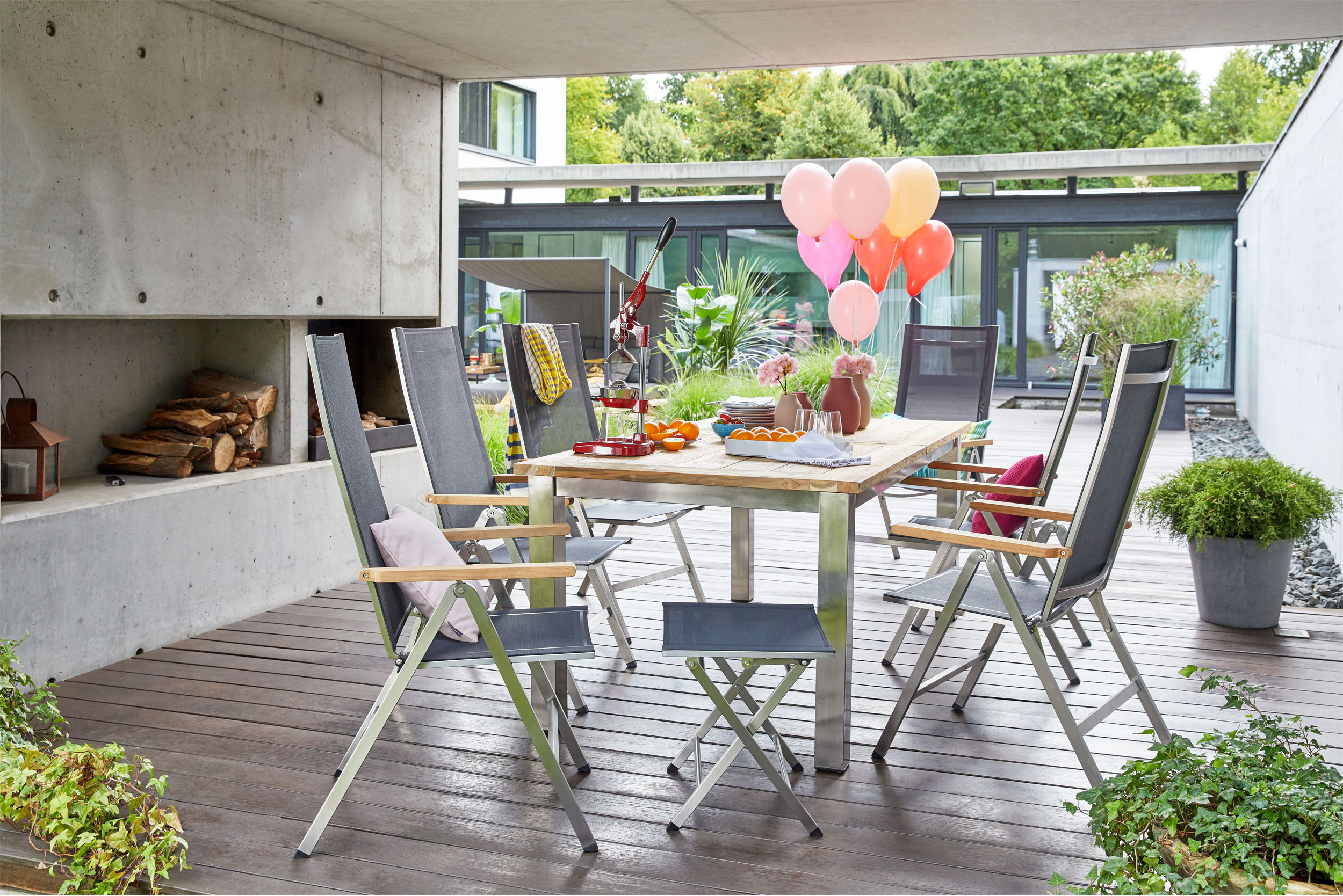 OUTDOOR Gartenhocker Edelstahl image number 3