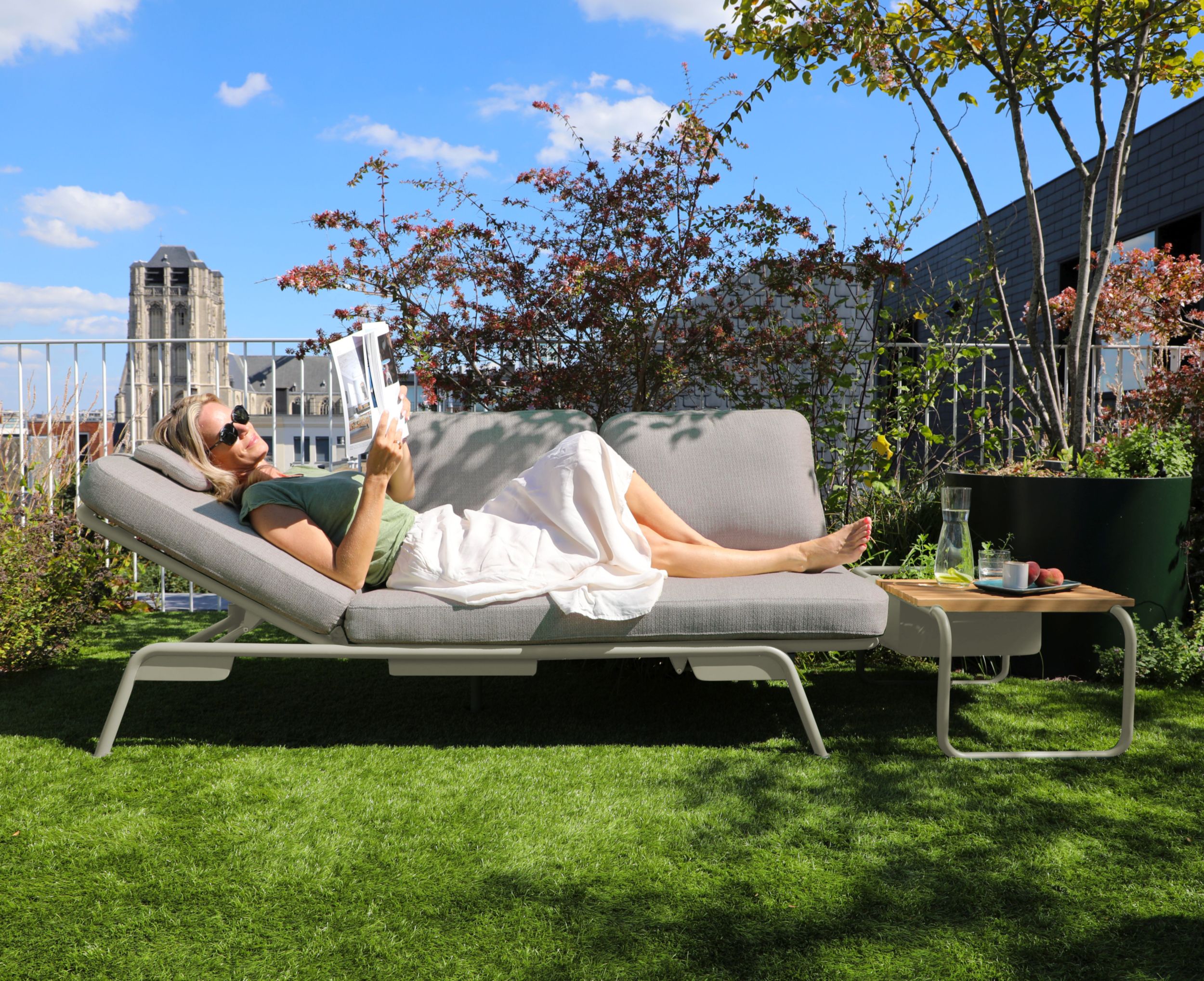 ZEBRA Garten 3-Sitzer Sofa image number 5