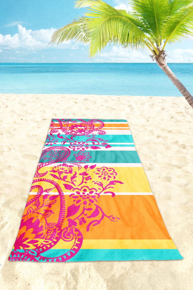 Dero Textil Strandtuch Summer Paisley image number 2