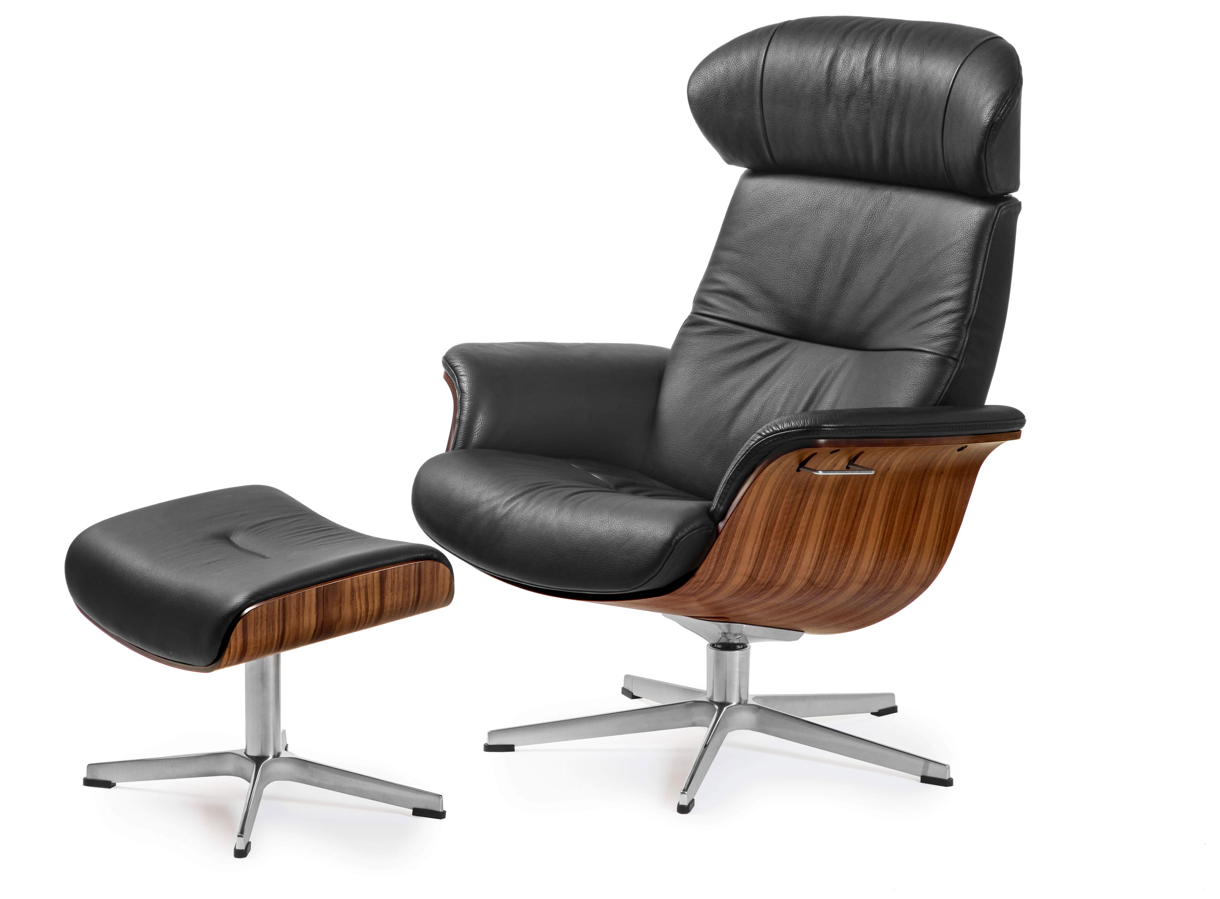 Drehsessel mit Hocker image number 1