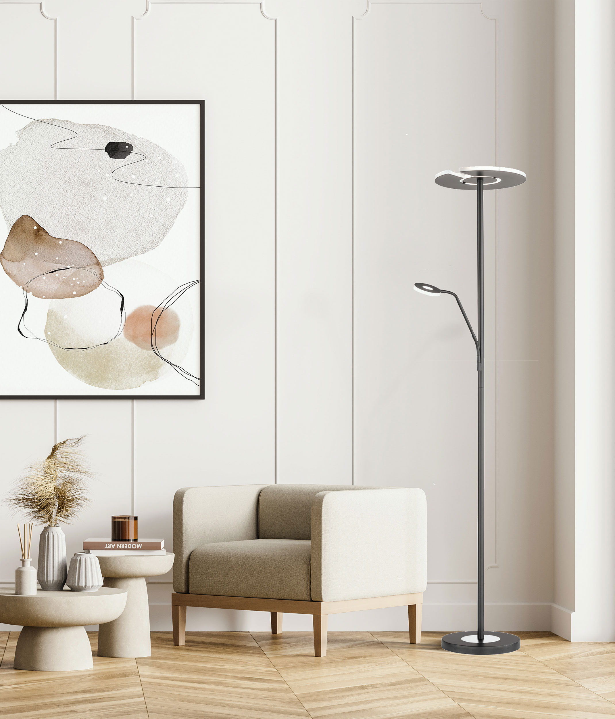 Fischer & Honsel LED-Stehleuchte 2flg image number 3