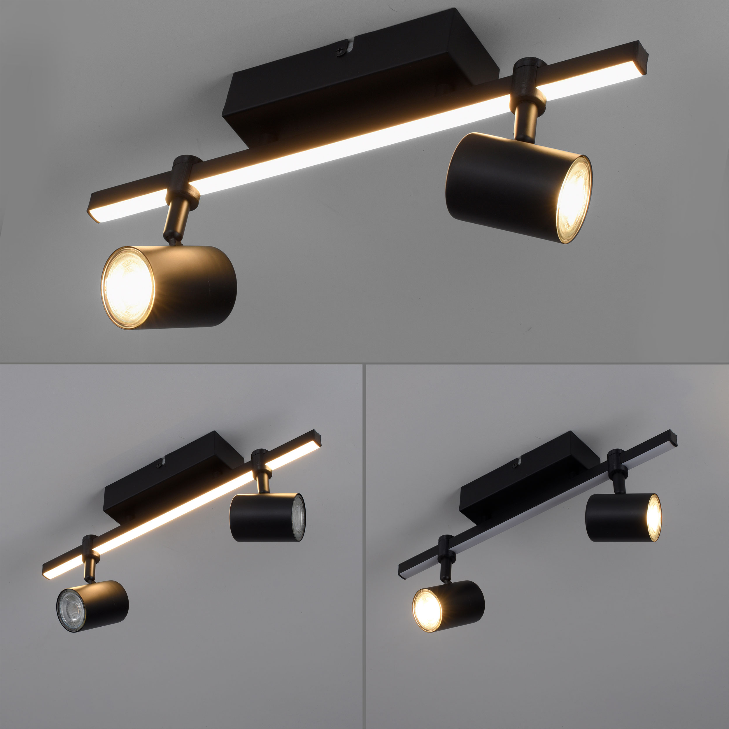 Paul Neuhaus LED-Deckenleuchte 2flg image number 4