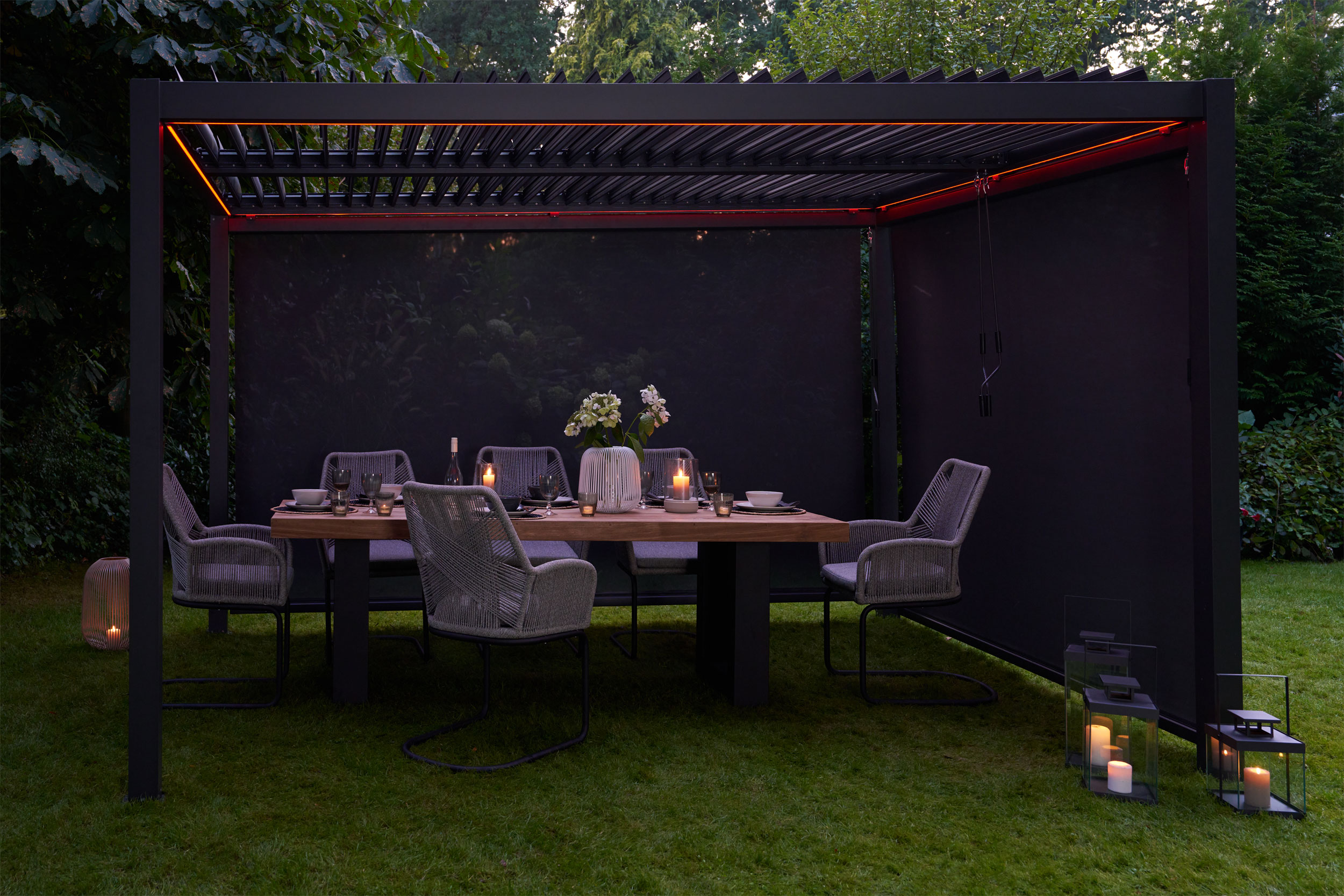 OUTDOOR Seitenrollo f&uuml;r Gartenpergola image number 9