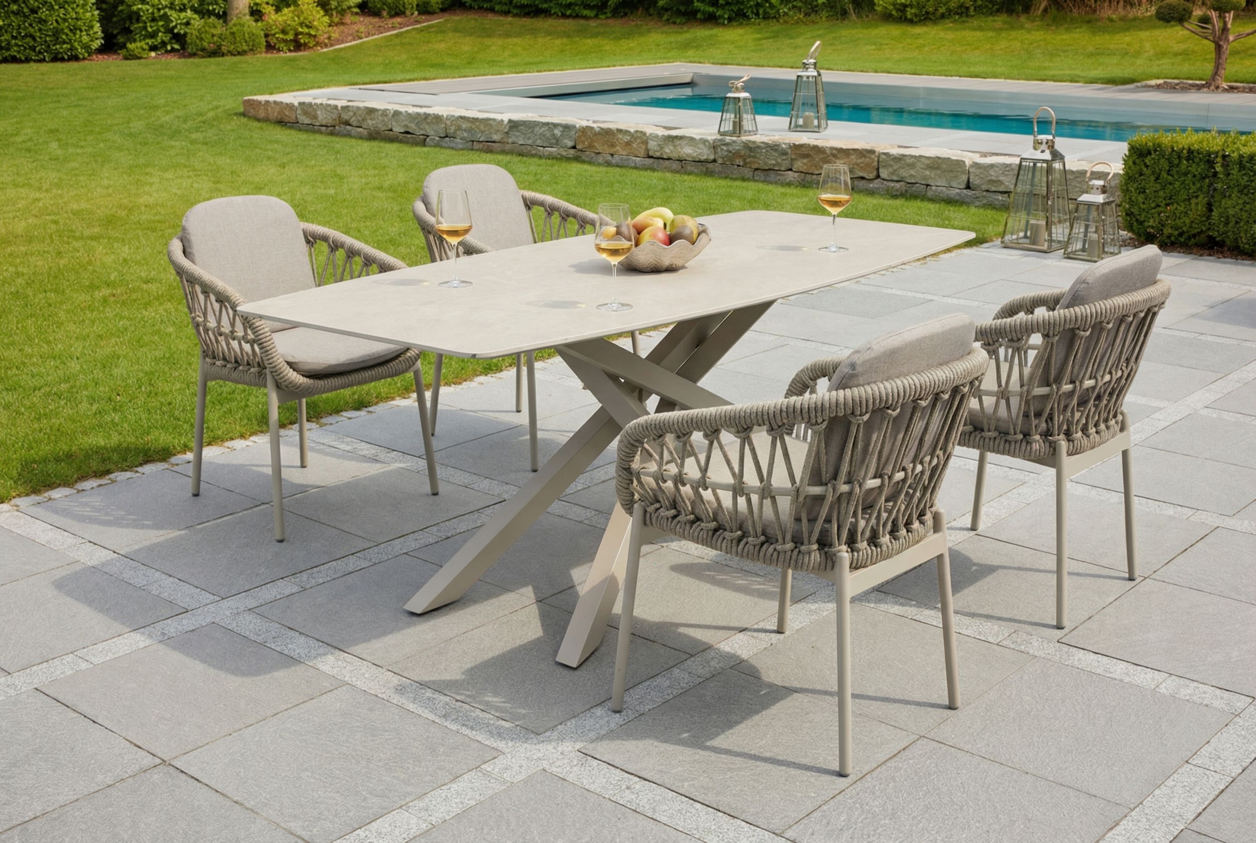 OUTDOOR Rope Garten-Armlehnsessel image number 2