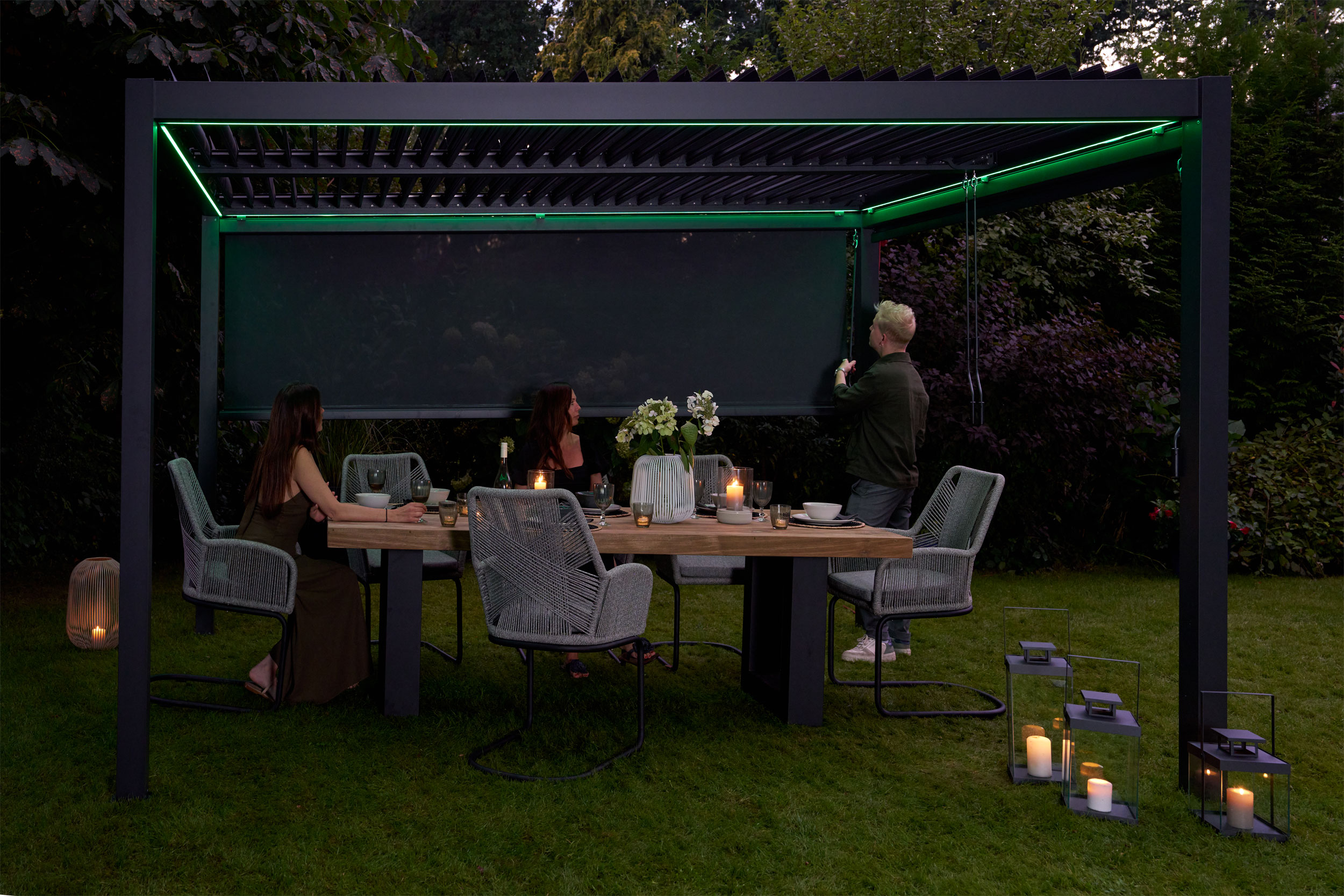 OUTDOOR Seitenrollo f&uuml;r Gartenpergola image number 7