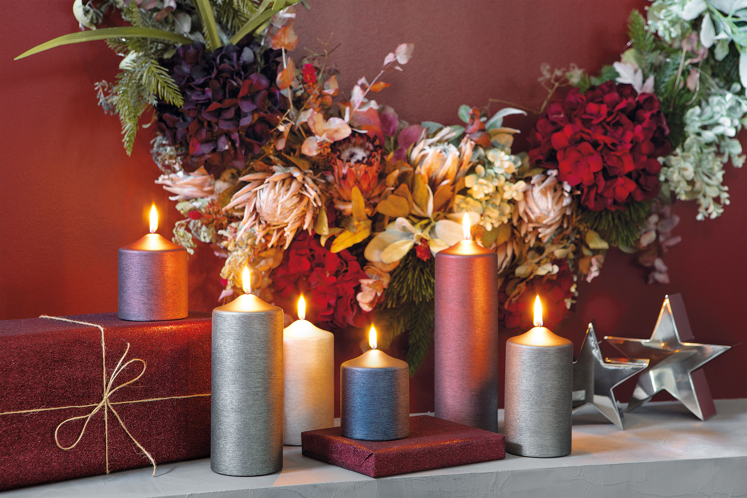 Fink Stumpenkerze 10cm image number 2