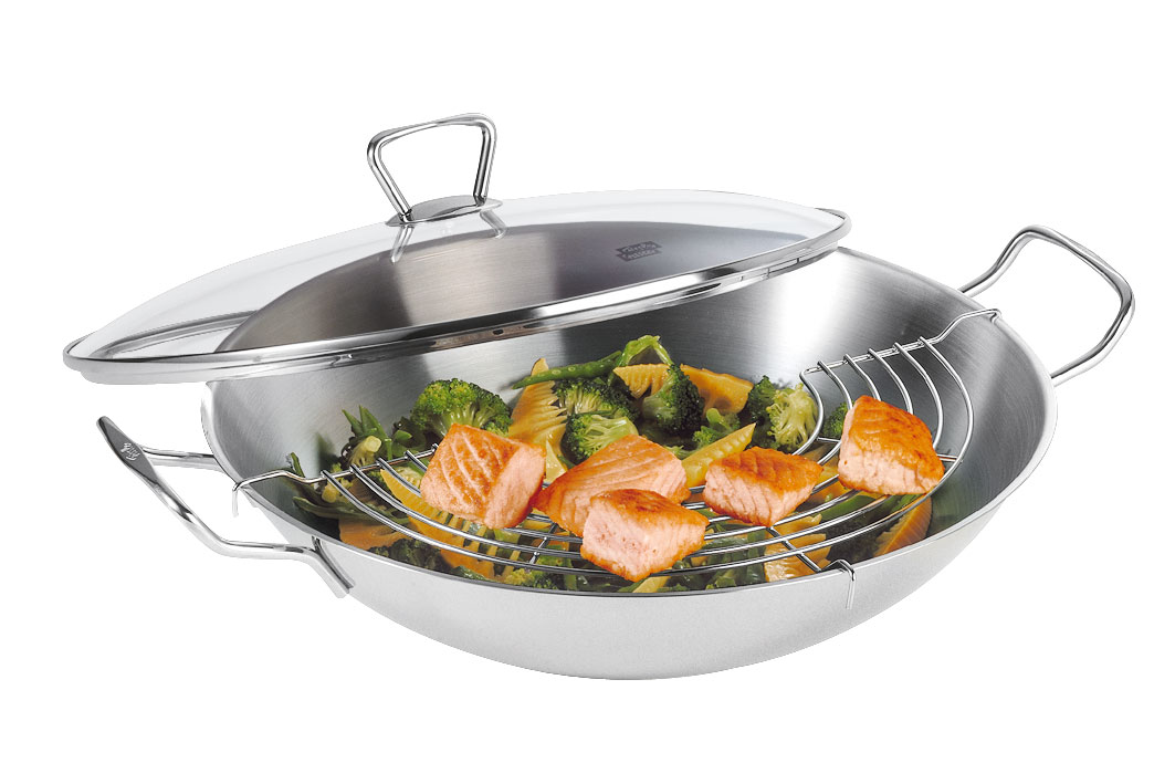 Fissler Wok 36cm m. Deckel image number 2