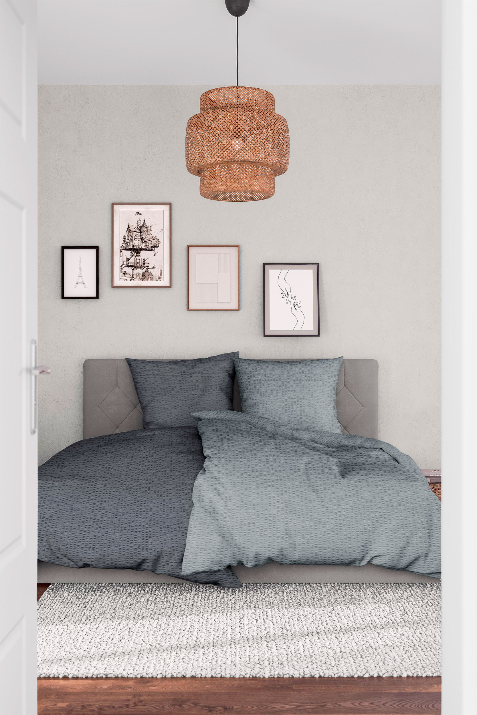 MONDO Seersucker-Bettw&auml;sche image number 5