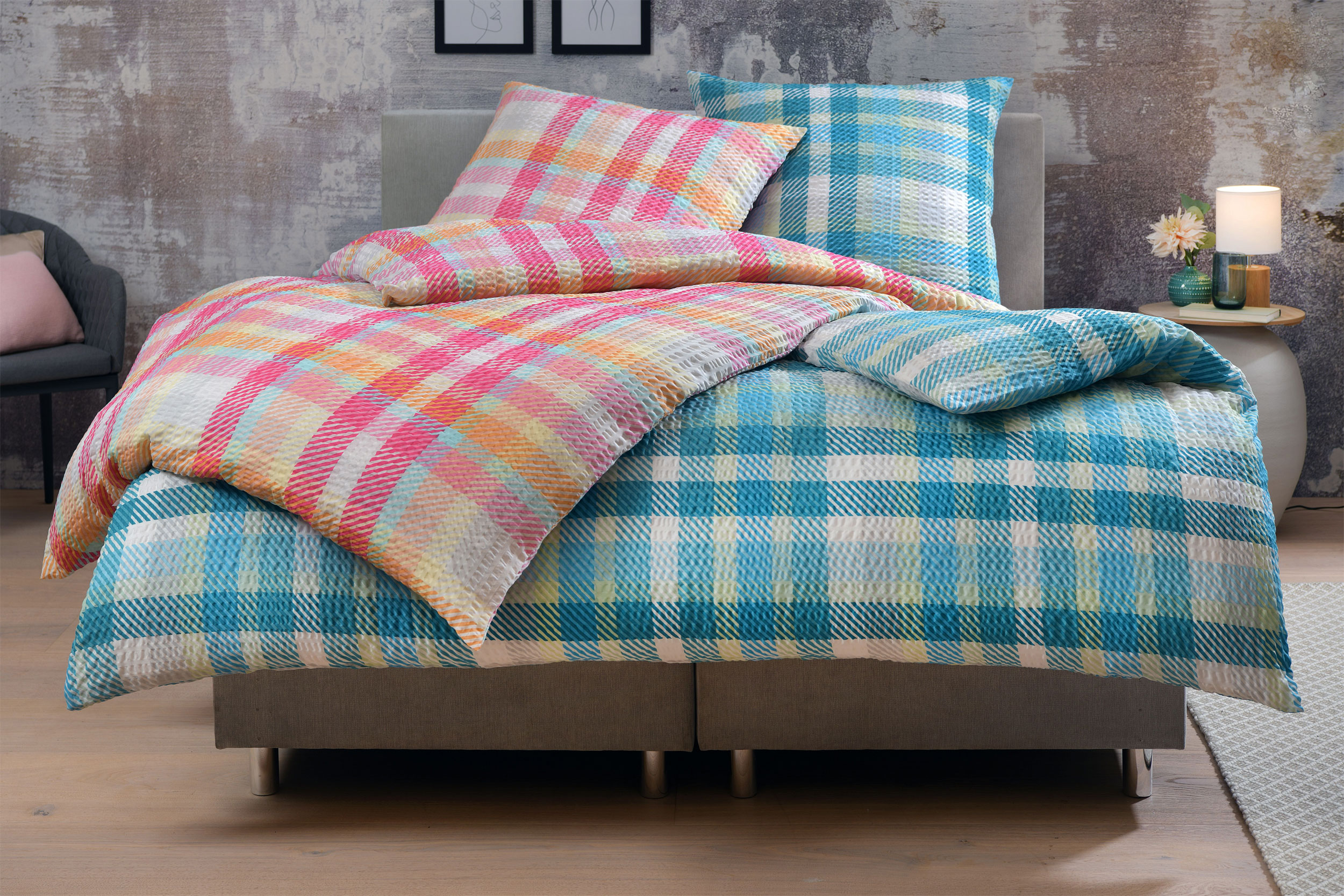 casa NOVA Seersuck.-Bettw&auml;sche image number 2