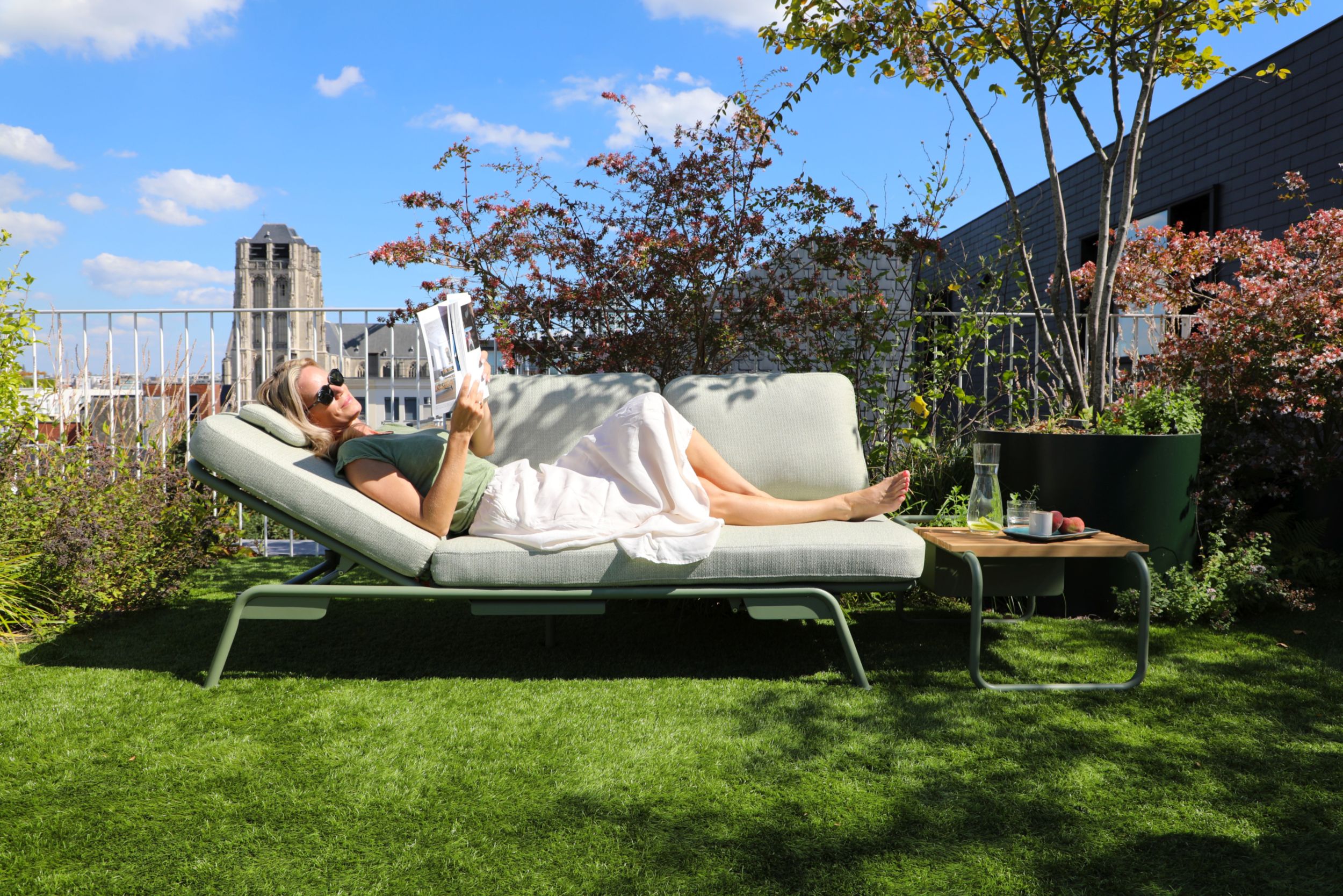 ZEBRA Garten 3-Sitzer Sofa image number 6