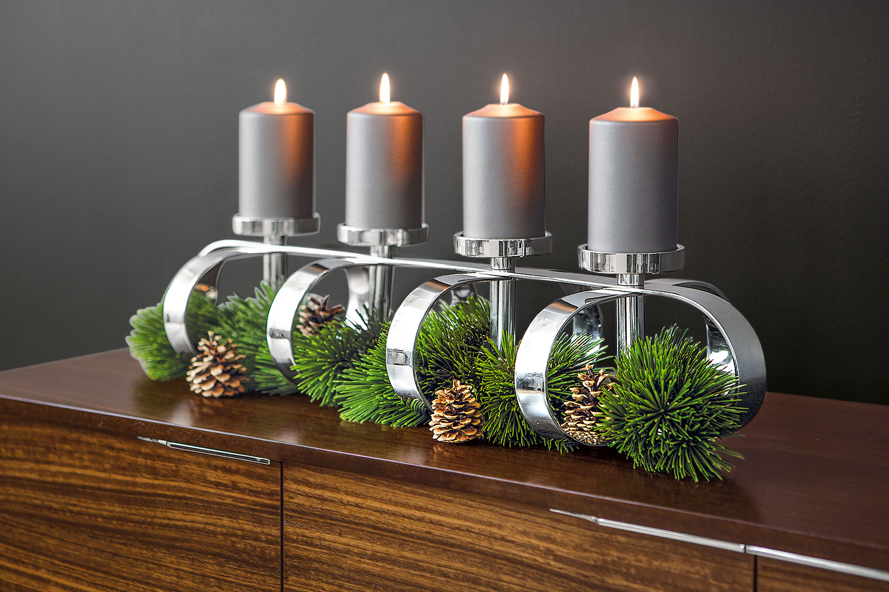 Fink Kerzenleuchter 4flg. 85cm image number 2