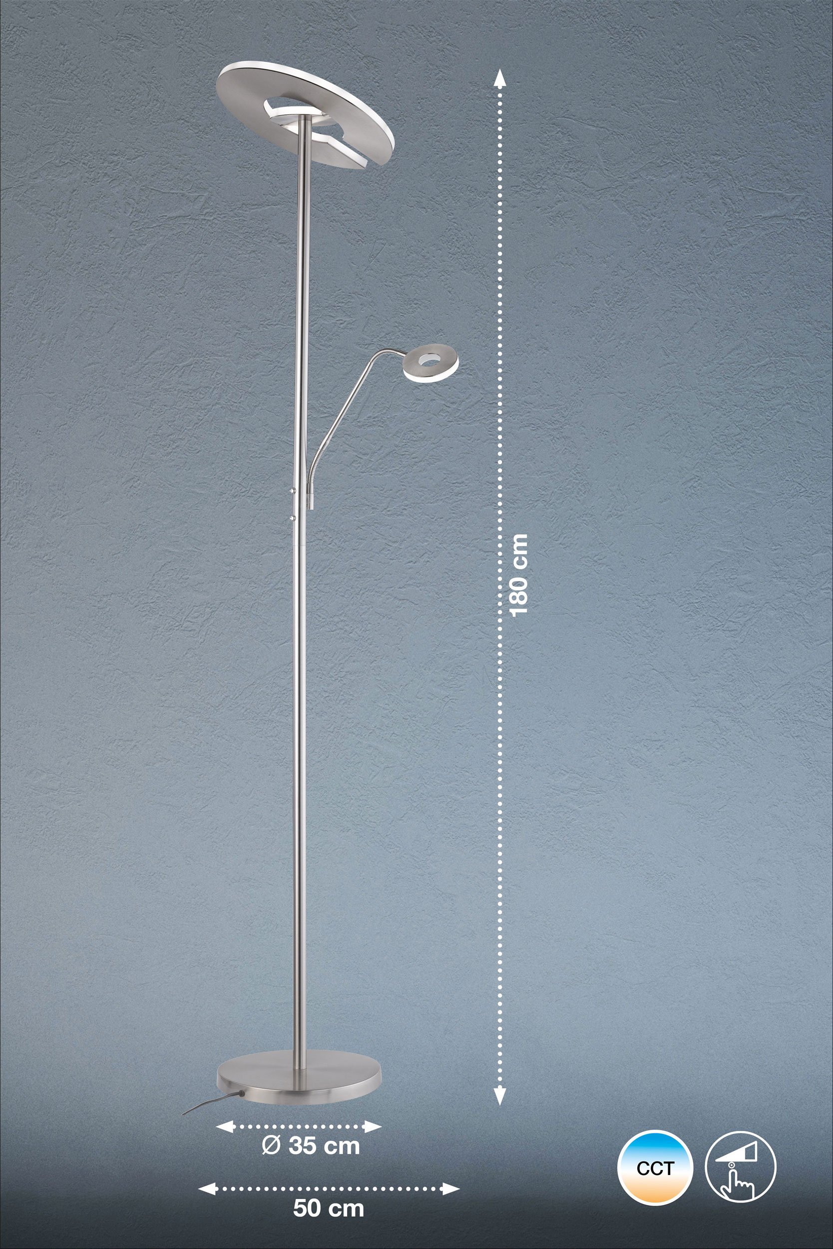 Fischer & Honsel LED-Stehleuchte 2flg image number 2