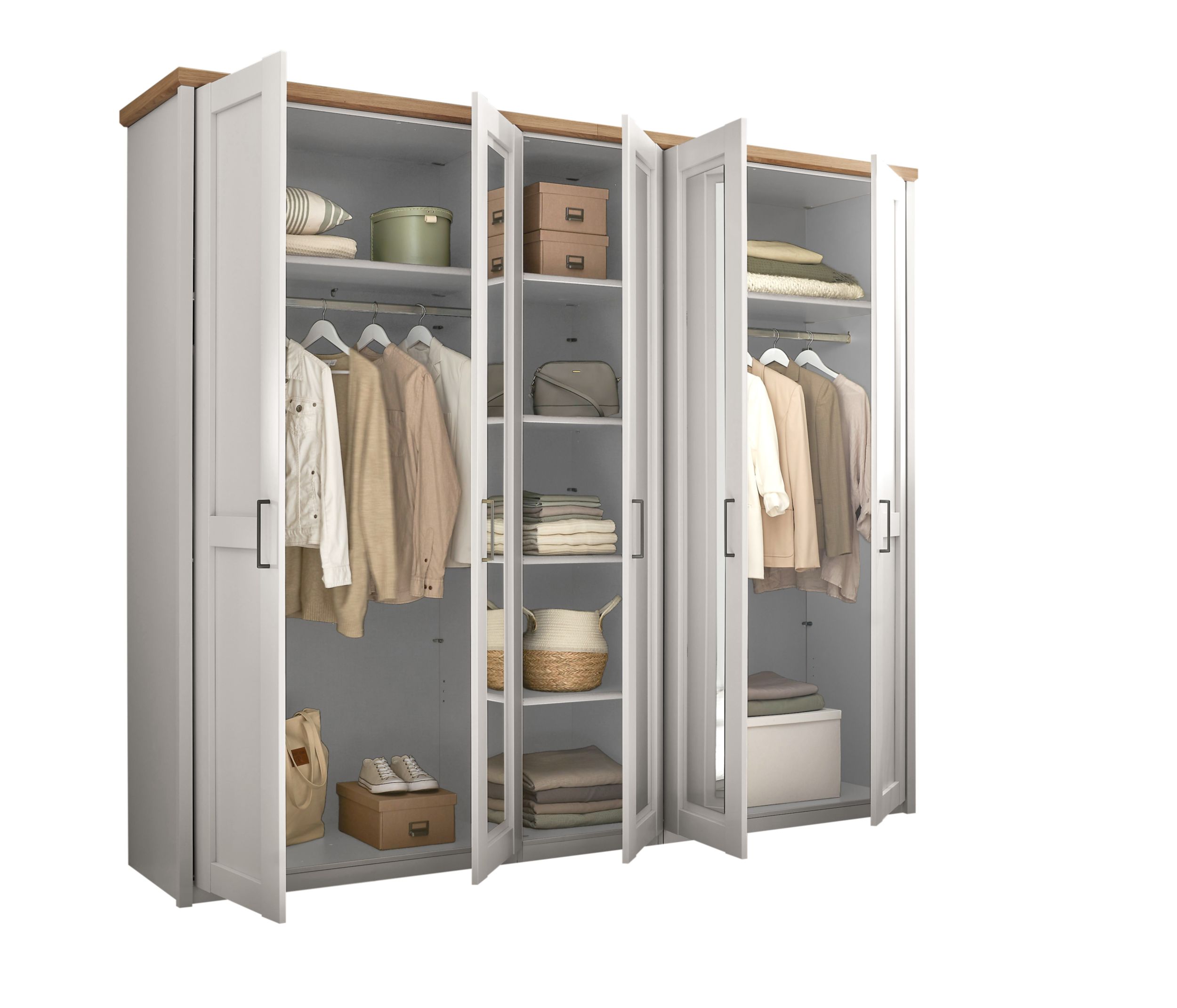 LIV'IN Dreht&uuml;renkleiderschrank 5-trg. image number 3