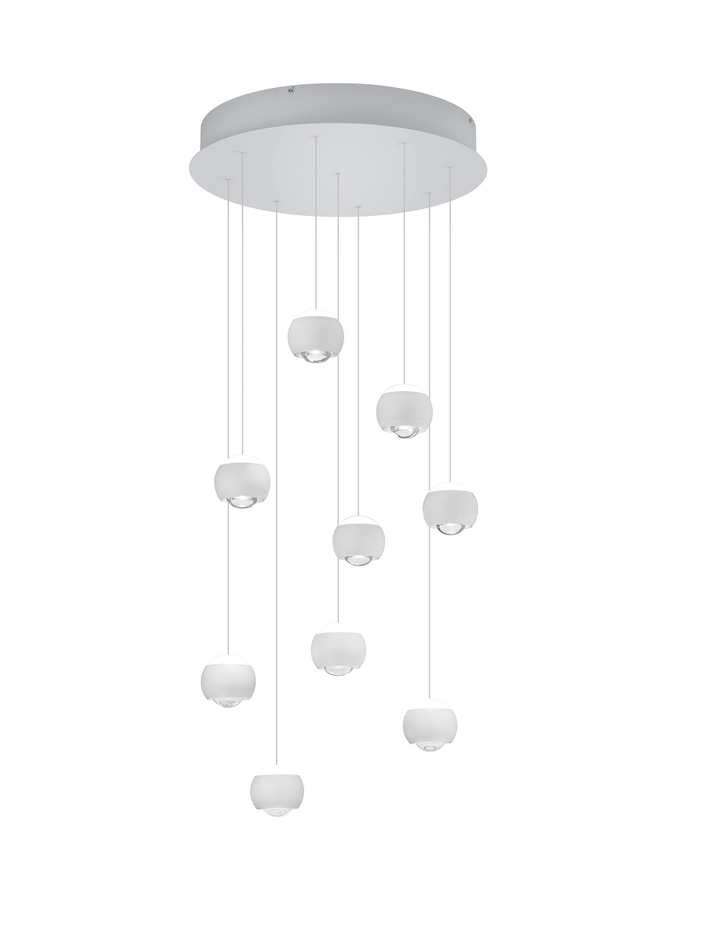 Musterring LED-Pendelleuchte 9flg image number 1