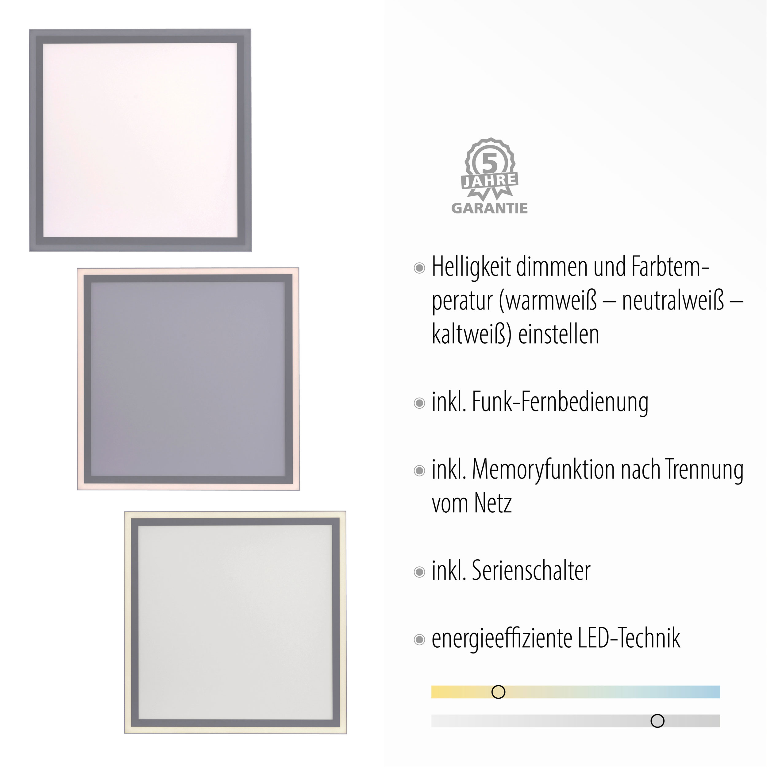 JUST LIGHT LED-Deckenleuchte 2flg image number 8