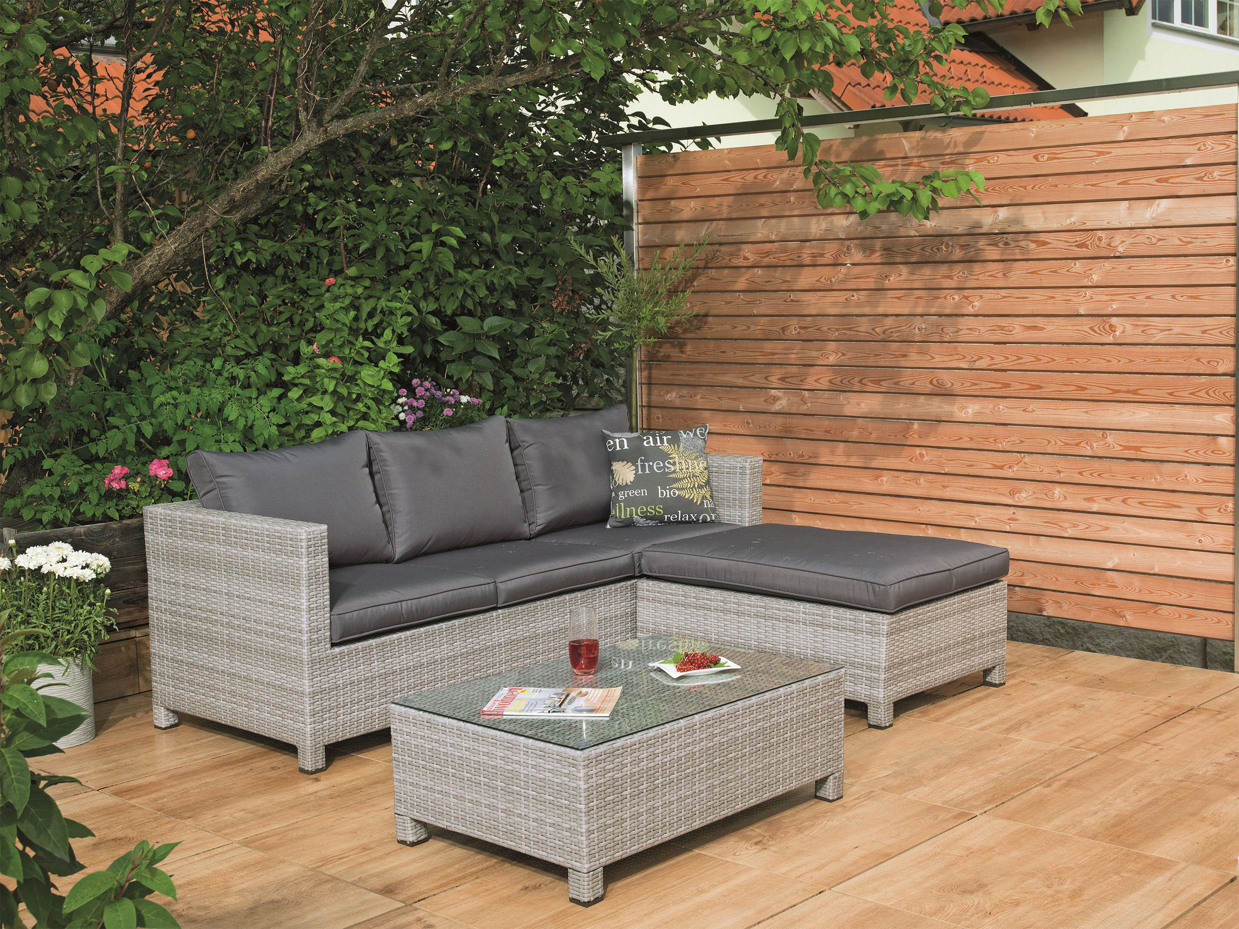OUTDOOR Lounge-Set Polyrattan image number 2