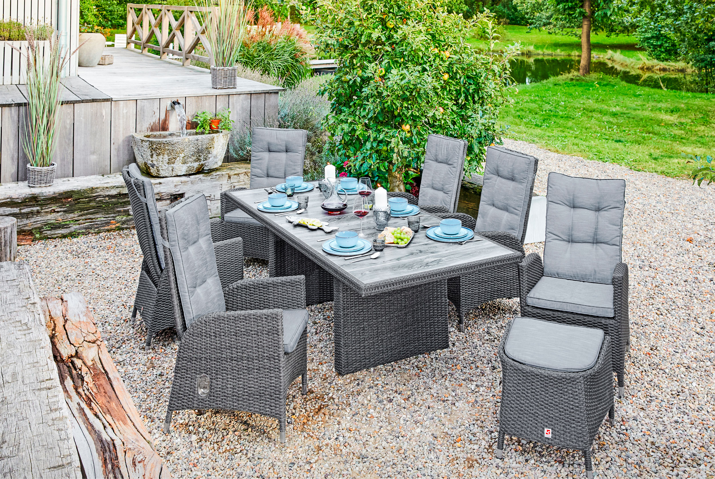 OUTDOOR Gartentisch Wangenform image number 2