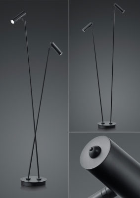 B-Leuchten LED-Stehleuchte 2flg image number 3