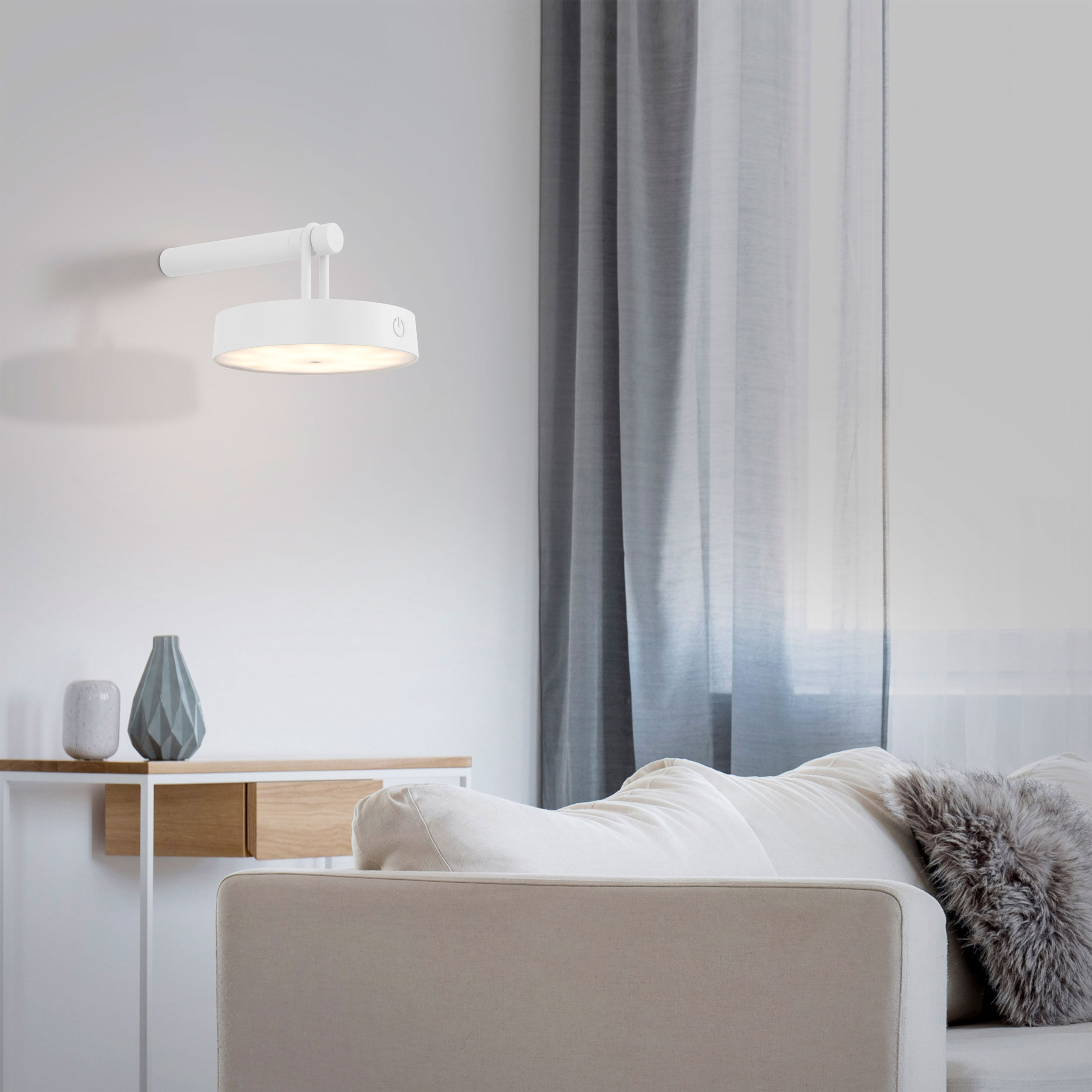 JUST LIGHT LED-Akku-Wandleuchte 1flg image number 8