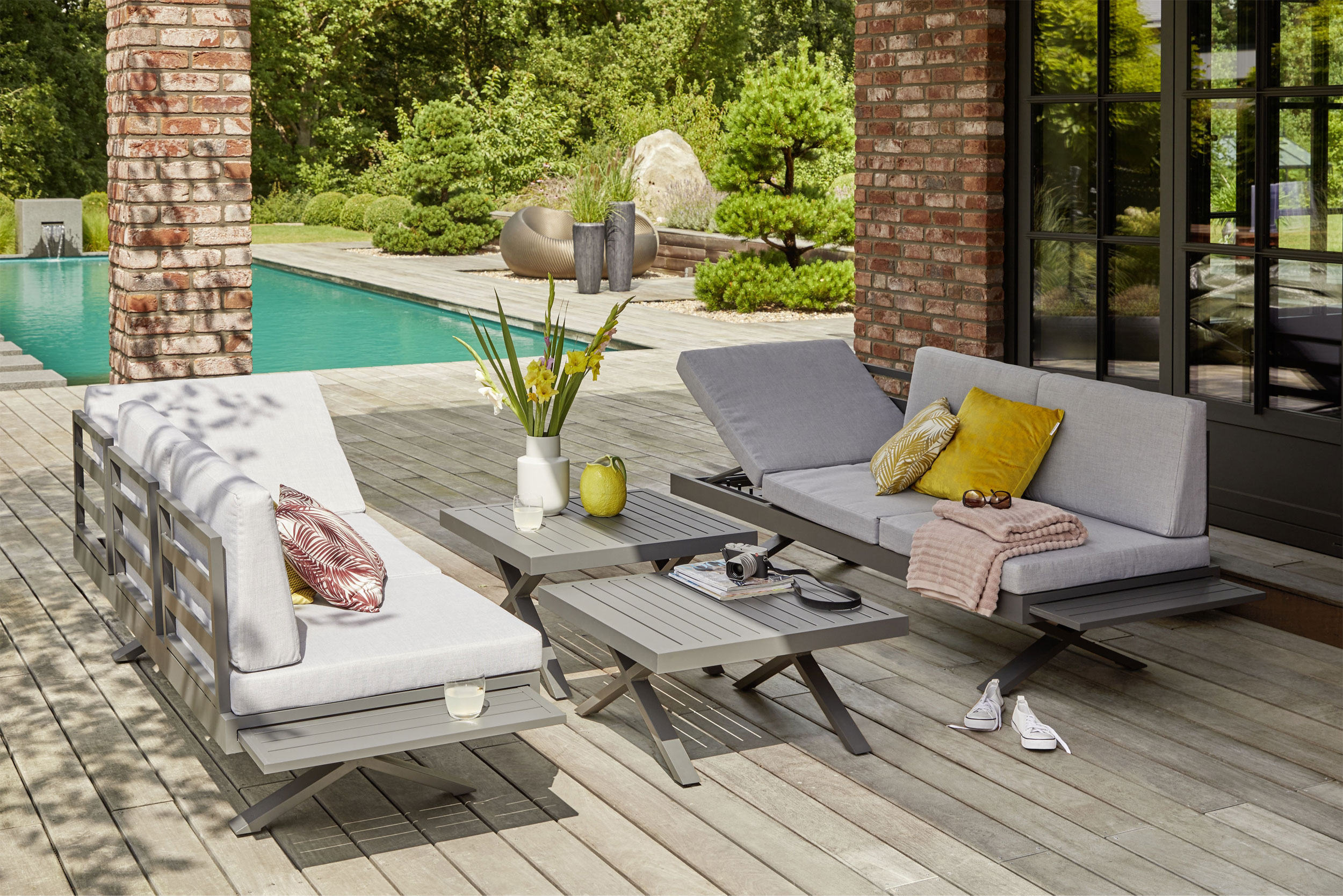 OUTDOOR Gartenm&ouml;bel Beistelltisch-Set image number 4