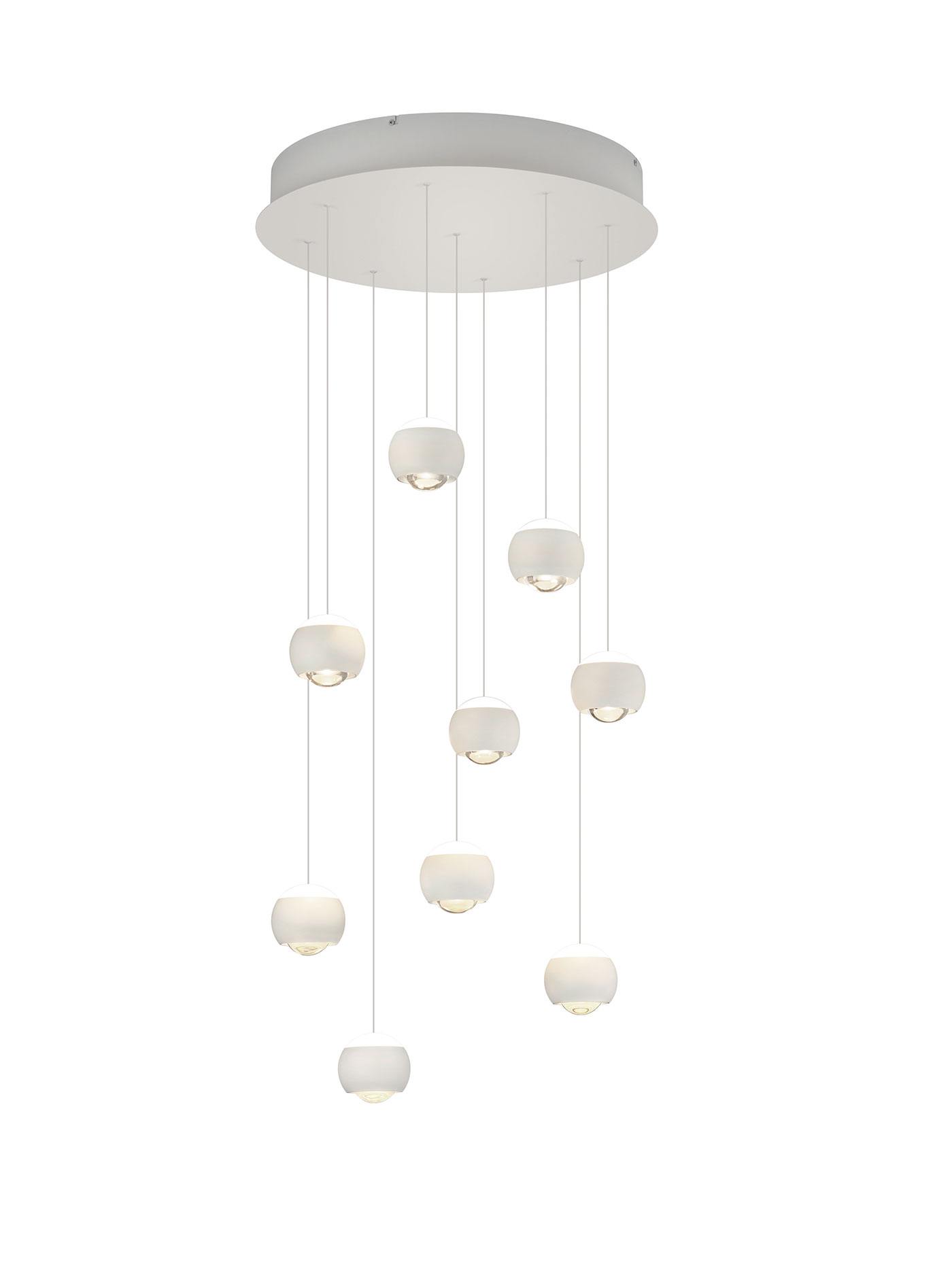 Musterring LED-Pendelleuchte 9flg image number 2