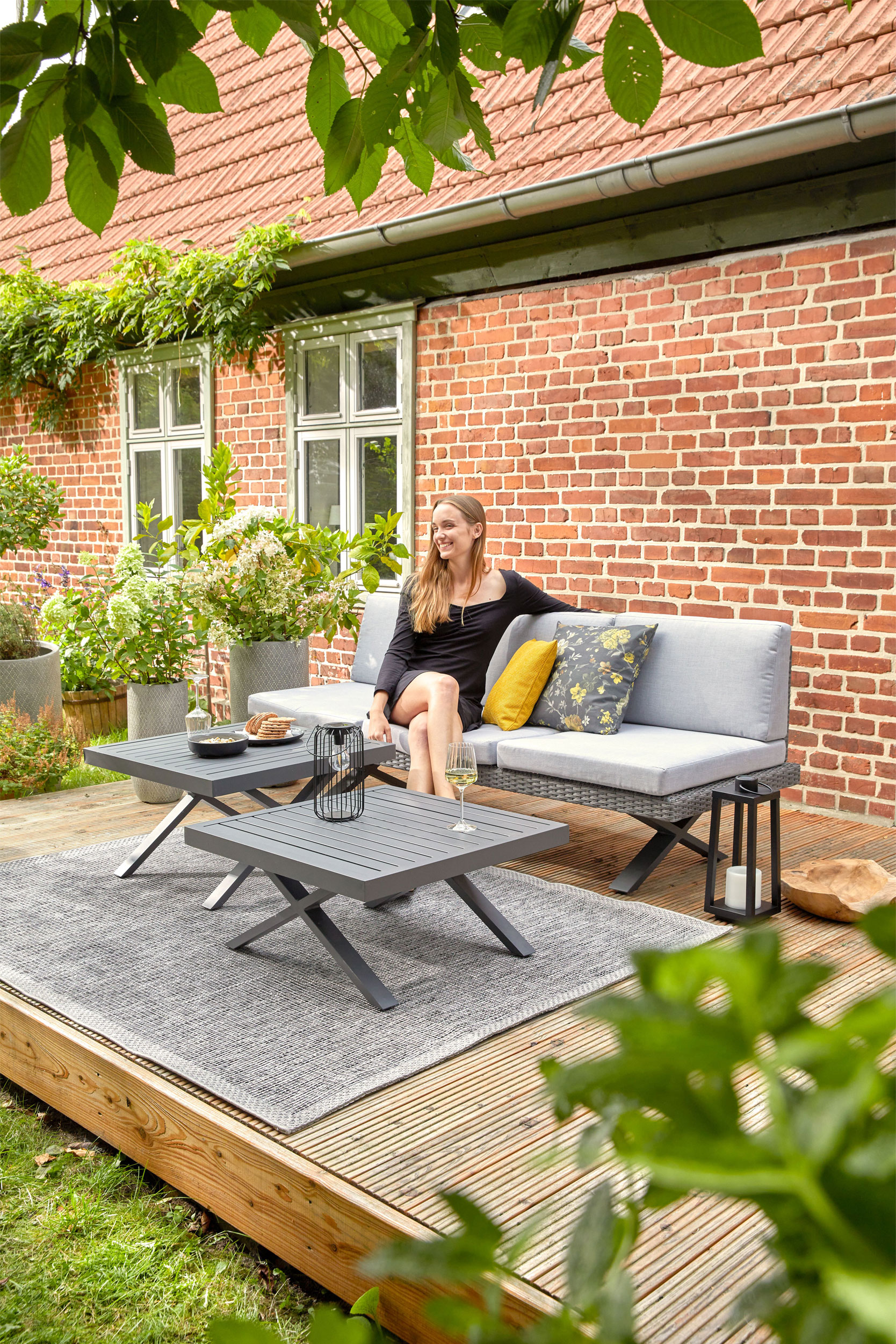 OUTDOOR Gartenm&ouml;bel Beistelltisch-Set image number 6