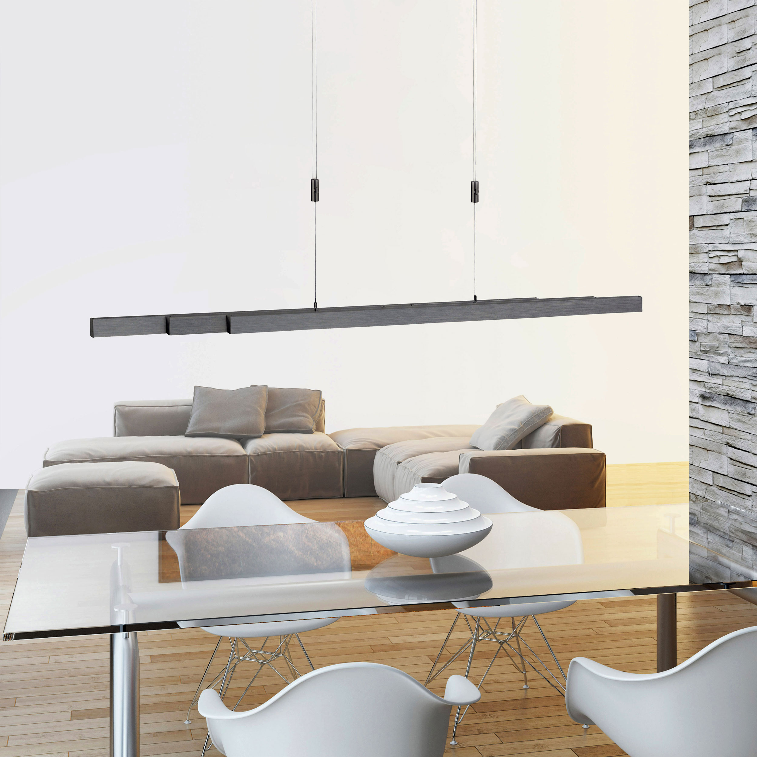 Paul Neuhaus LED-Pendelleuchte 3flg image number 5