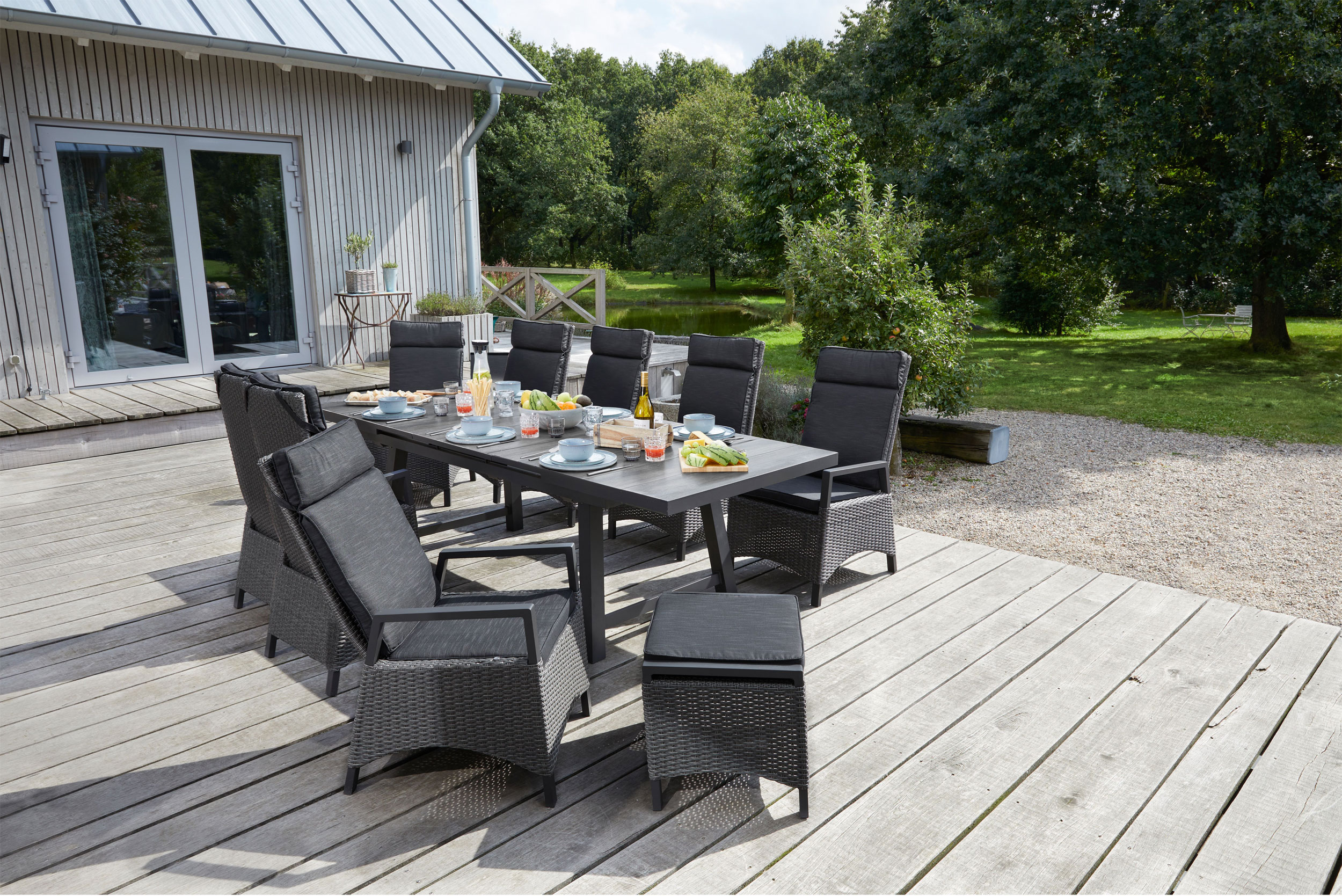 OUTDOOR Gartentisch ausziehbar Keramik image number 2