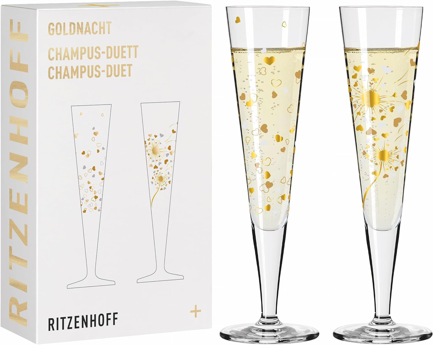 Ritzenhoff Cristal 2er Champagnerglas 205ml image number 1