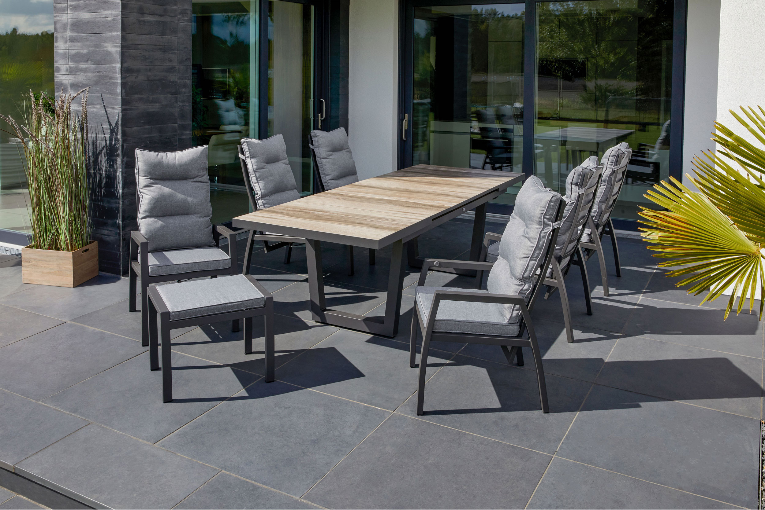 OUTDOOR Gartentisch ausziehbar Keramik image number 3