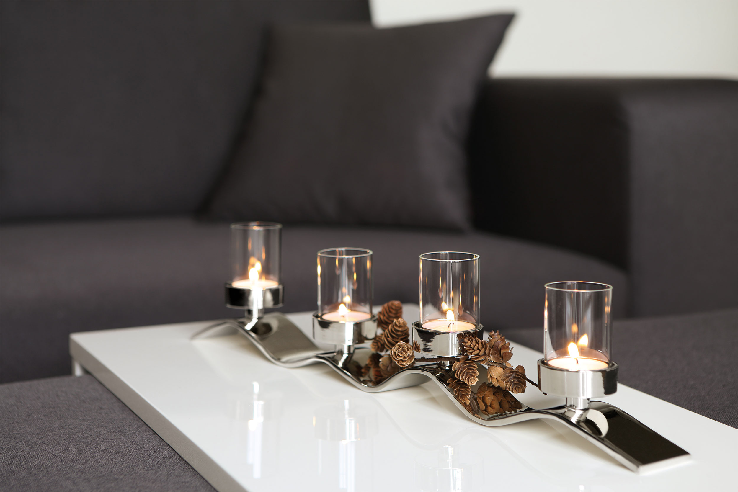 Fink Teelichtleuchter 4flg. 83cm image number 2