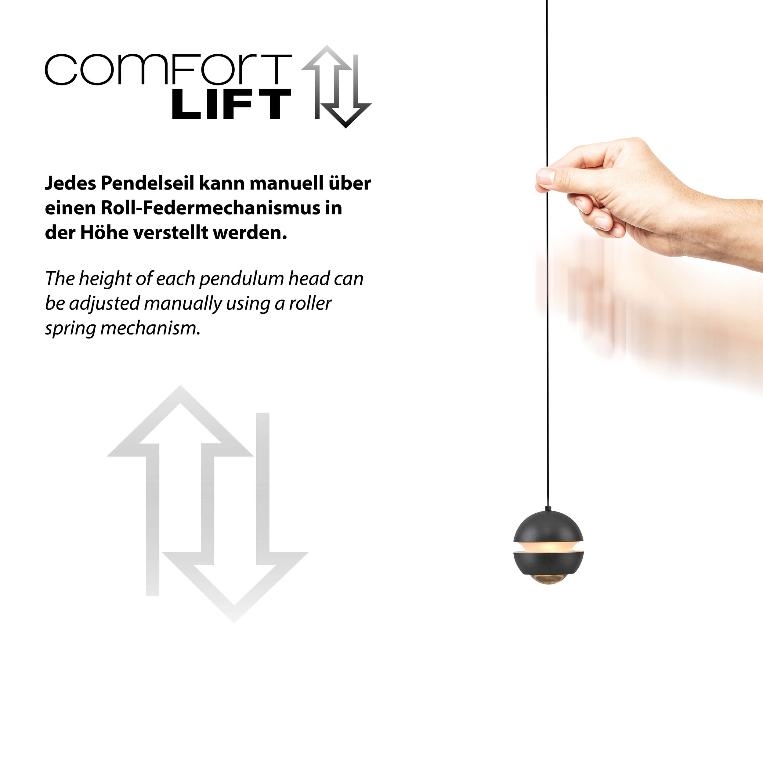 SCH&Ouml;NER WOHNEN LED-Pendelleuchte 5flg image number 5