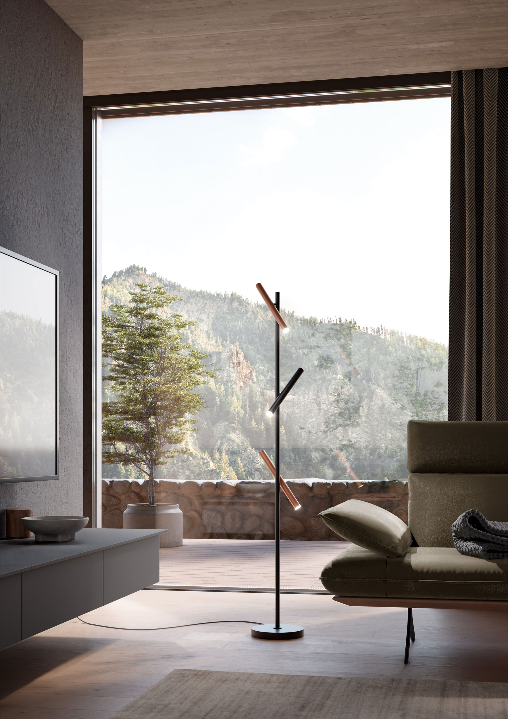 Musterring LED-Stehleuchte 3flg image number 3