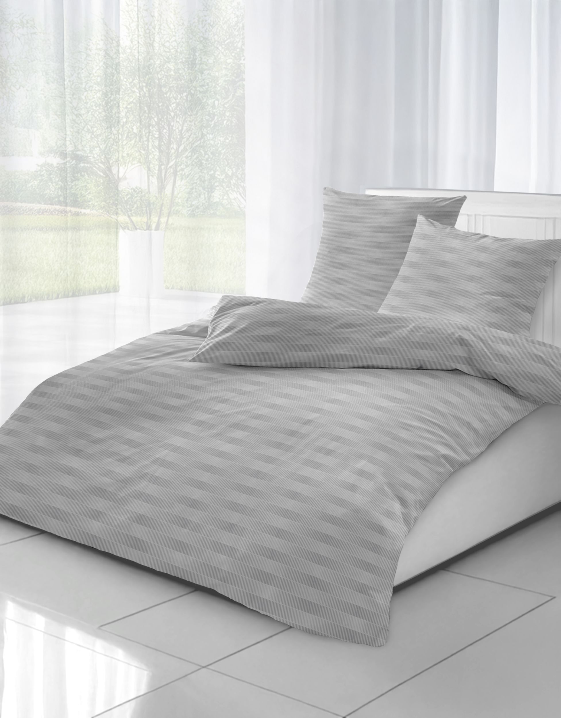 Dormisette Damast-Bettw&auml;sche image number 2