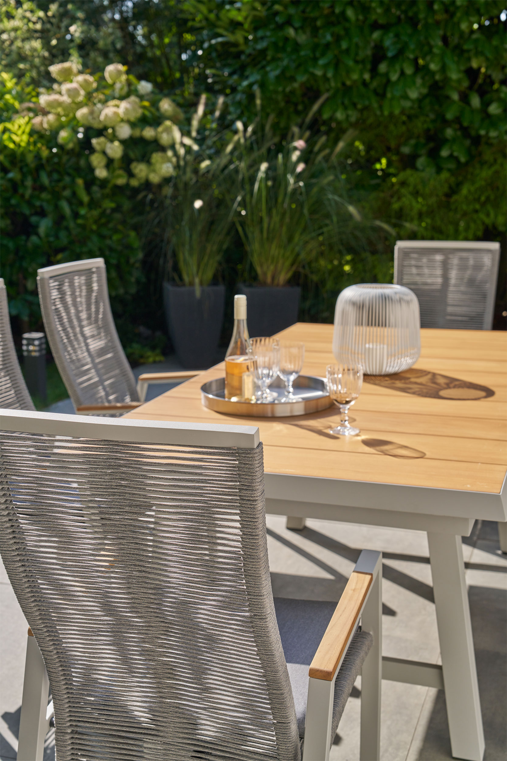 OUTDOOR Ausziehtisch Teakplatte Garten image number 11