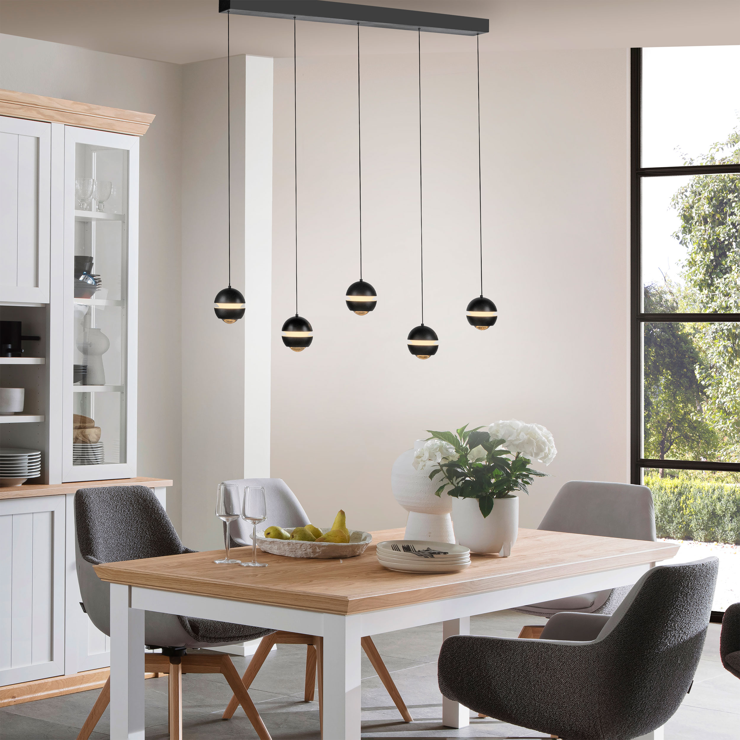 SCH&Ouml;NER WOHNEN LED-Pendelleuchte 5flg image number 6